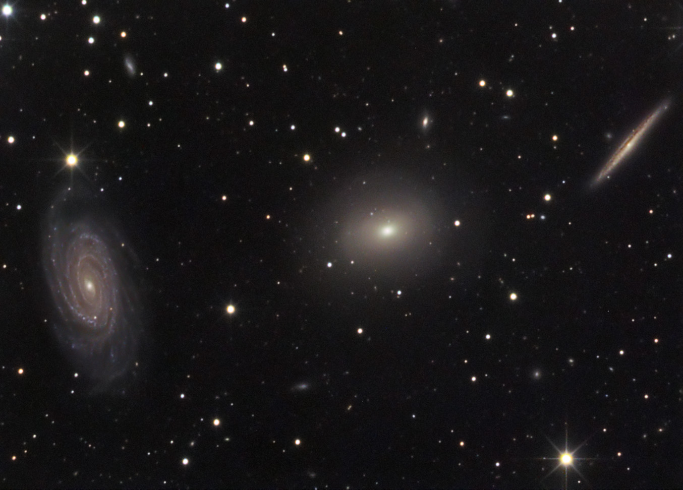APOD: 2006 May 6 – Three Galaxies in Draco