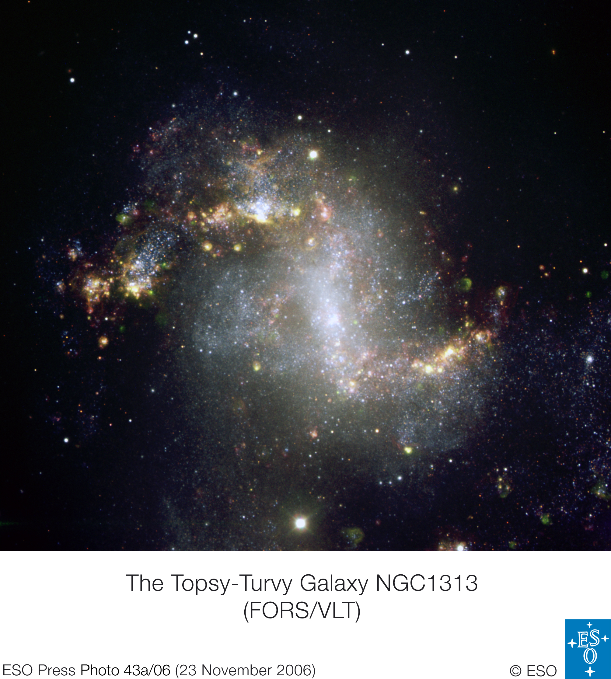 APOD: 2006 November 28 – Unusual Starburst Galaxy NGC 1313