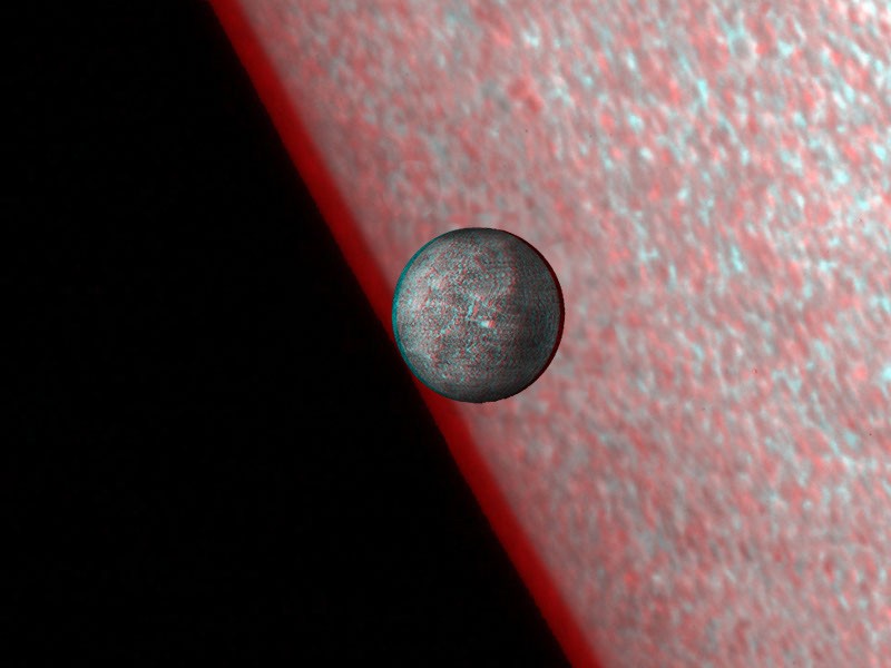 3D Mercury Transit — APOD for 2006-11-25