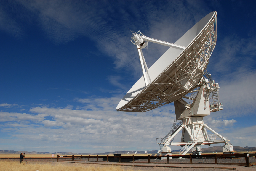 APOD: 2006 November 29 – A Big Dish at the VLA Radio Observatory