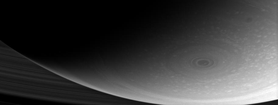 APOD: 2007 April 10 – Saturn from Below