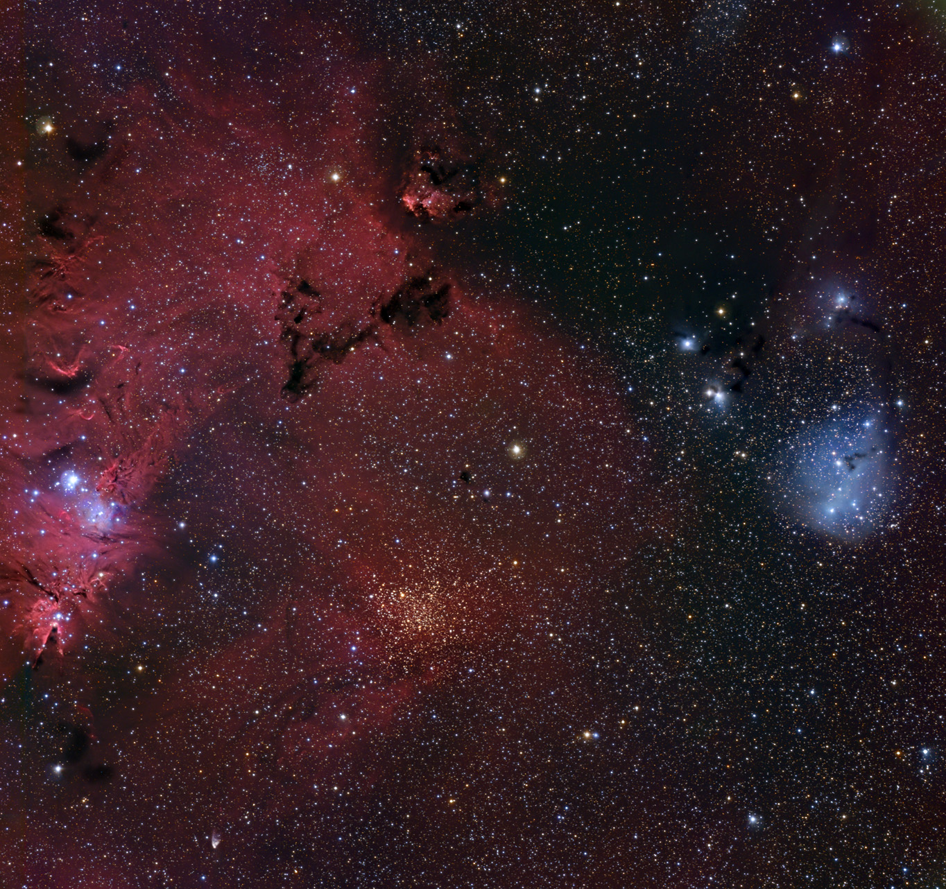 APOD: 2007 April 12 – The Cone Nebula Neighborhood