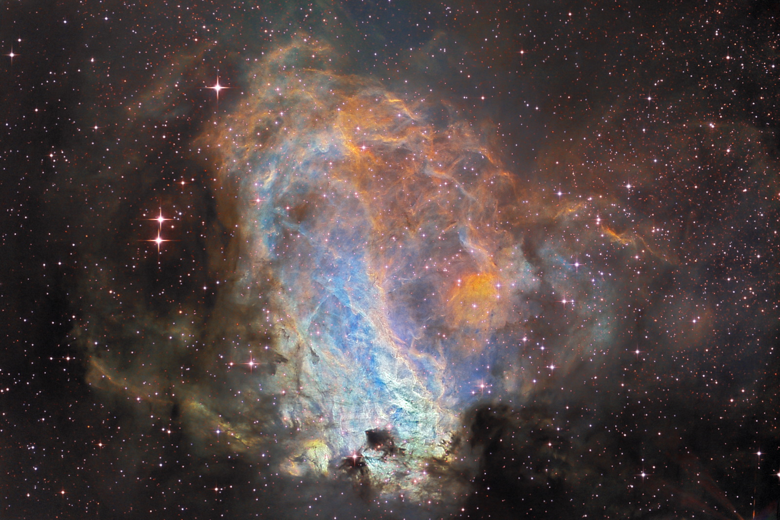 APOD: 2007 August 10 – Star Factory Messier 17