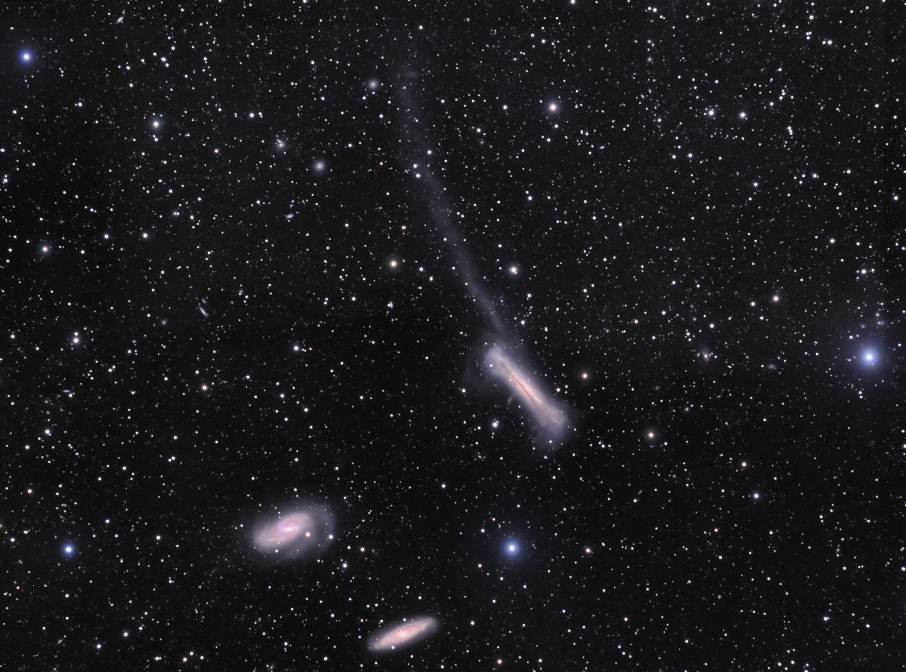 APOD: 2007 July 27 – The Tidal Tail of NGC 3628