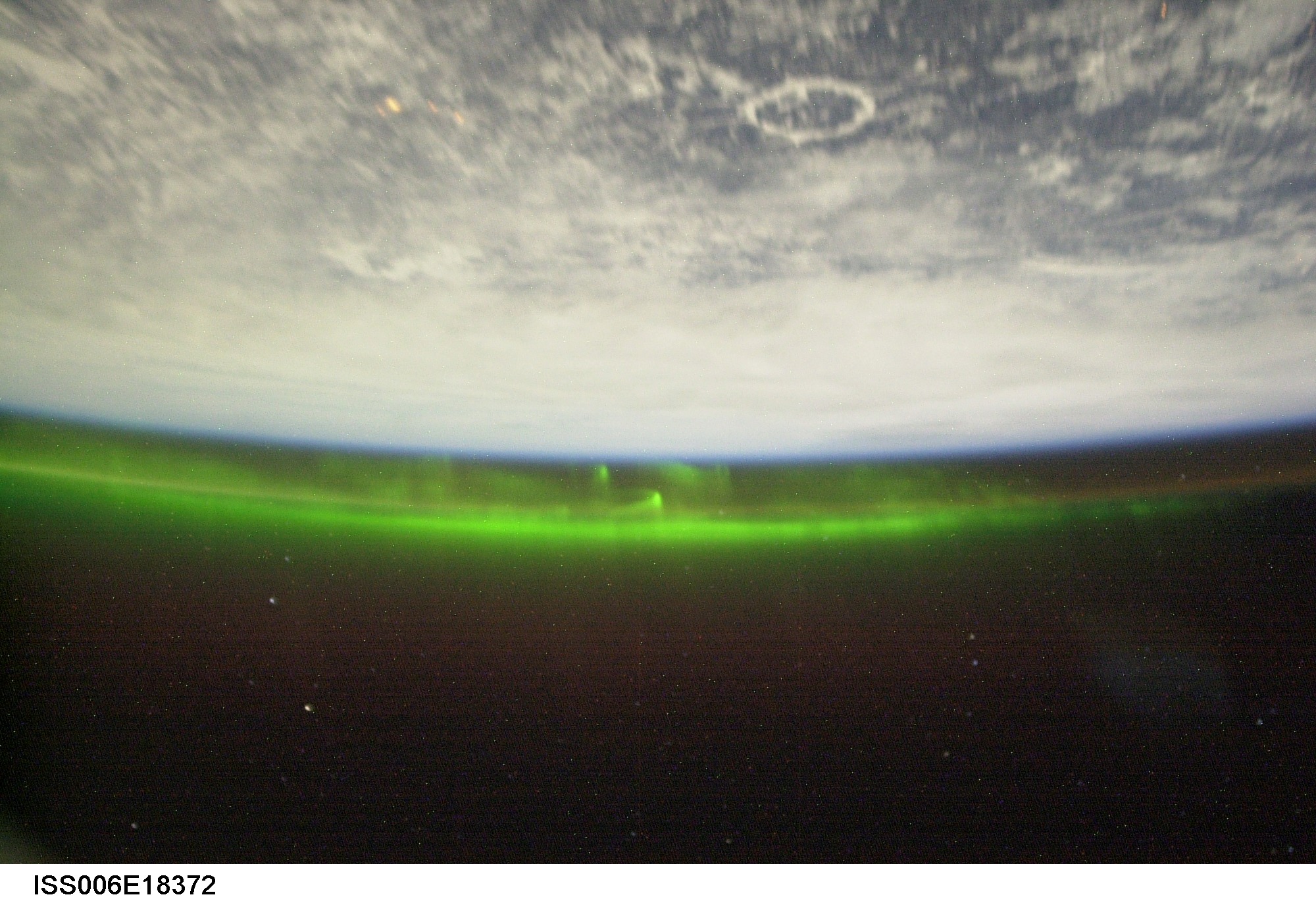 APOD: 2007 July 15 – Aurora from Space