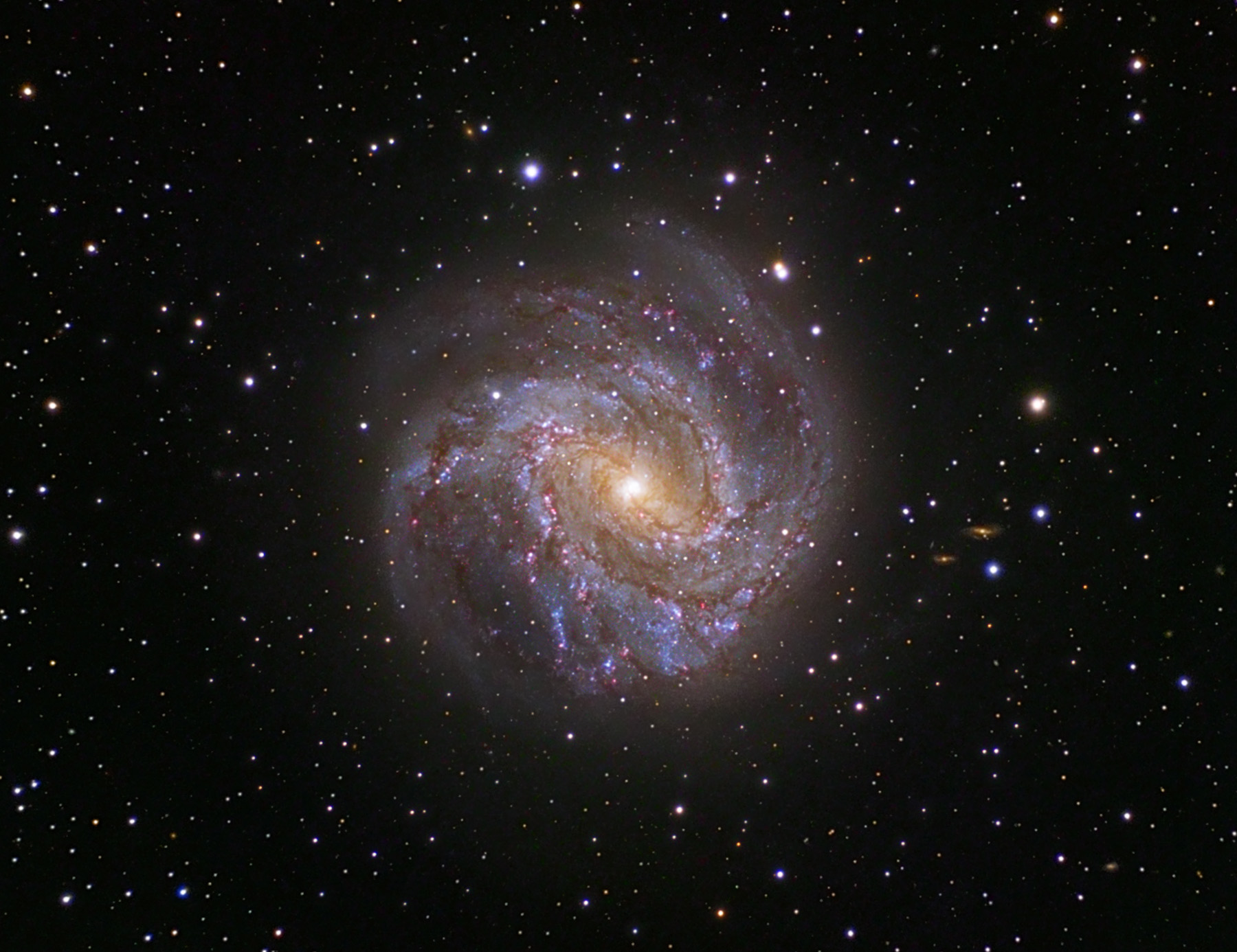 APOD: 2007 July 24 – Spiral Galaxy M83: The Southern Pinwheel