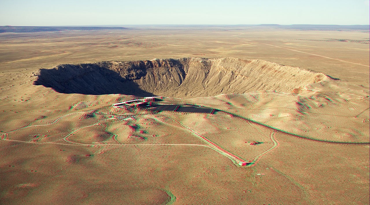 3D Barringer Meteorite Crater — APOD for 2007-06-23
