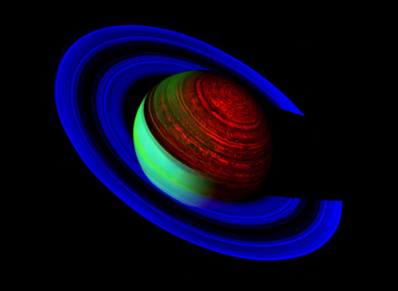 Neon Saturn — APOD for 2007-06-27