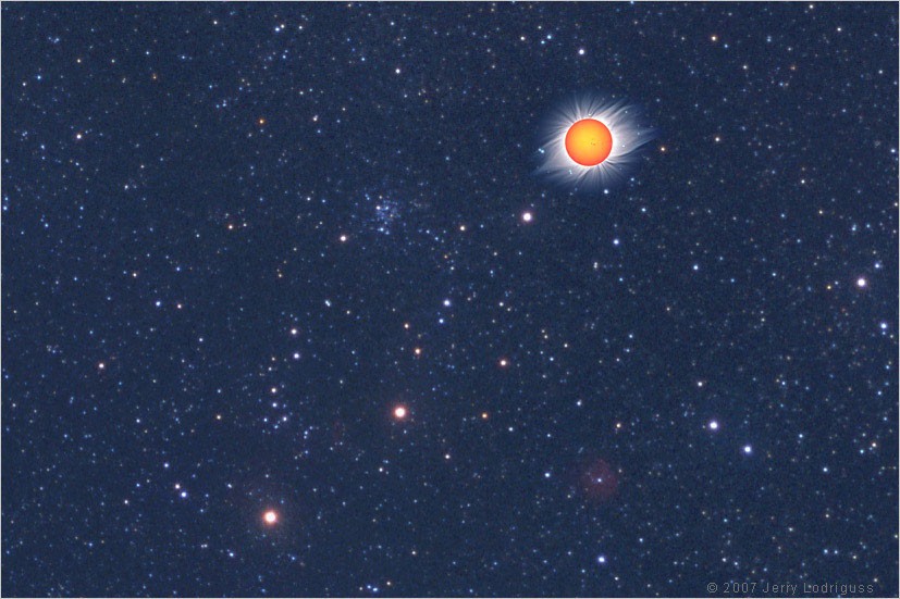 Stars and the Solstice Sun — APOD for 2007-06-21