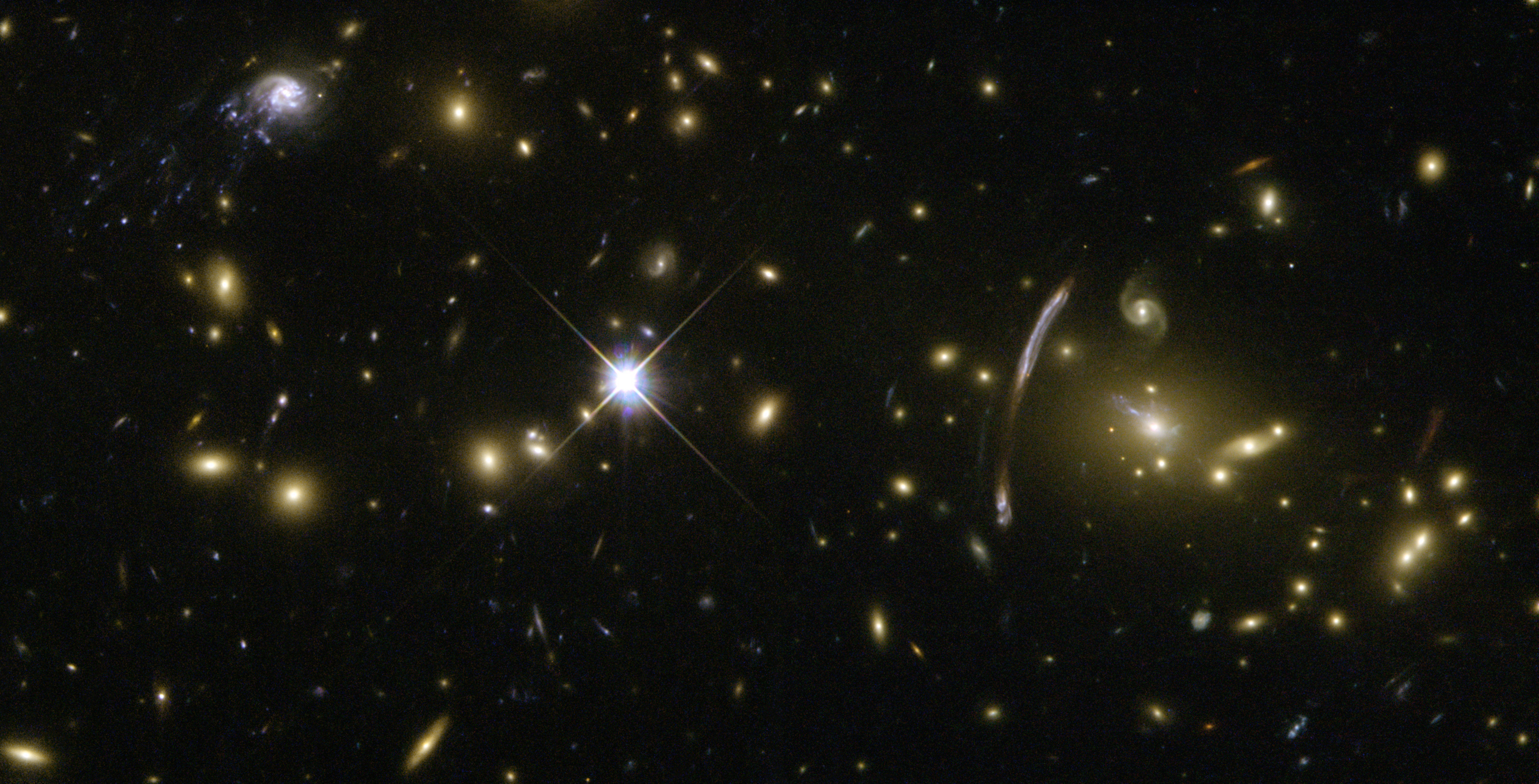 APOD: 2007 March 5 – Illusion and Evolution in Galaxy Cluster Abell 2667