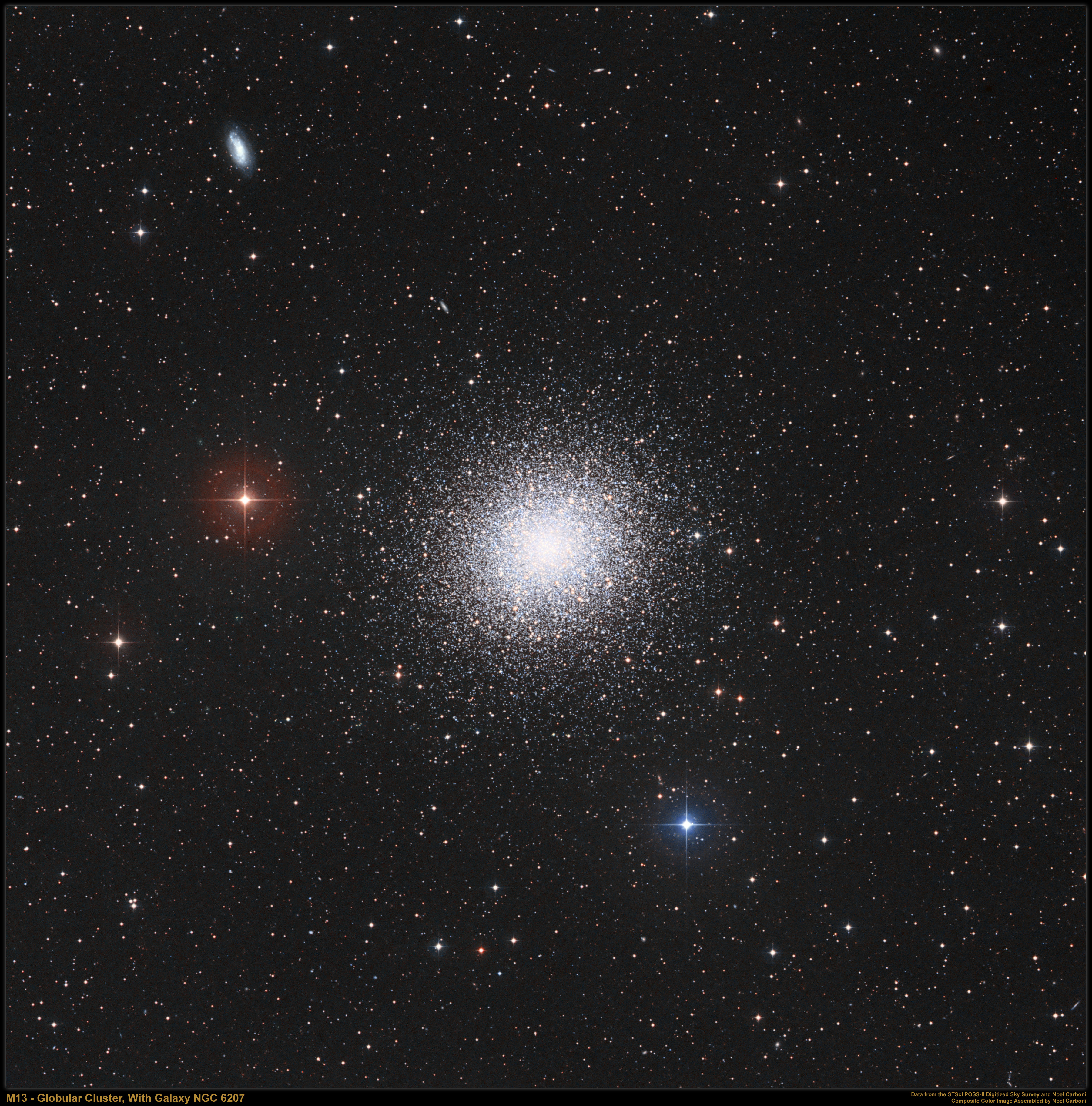 APOD: 2007 November 15 – M13: The Great Globular Cluster in Hercules