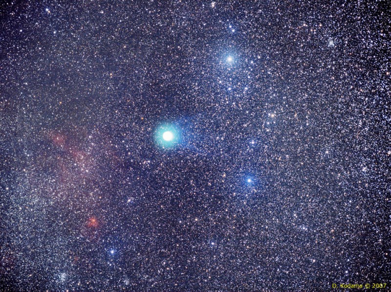 APOD: 2007 November 9 – Skyscape with Comet Holmes