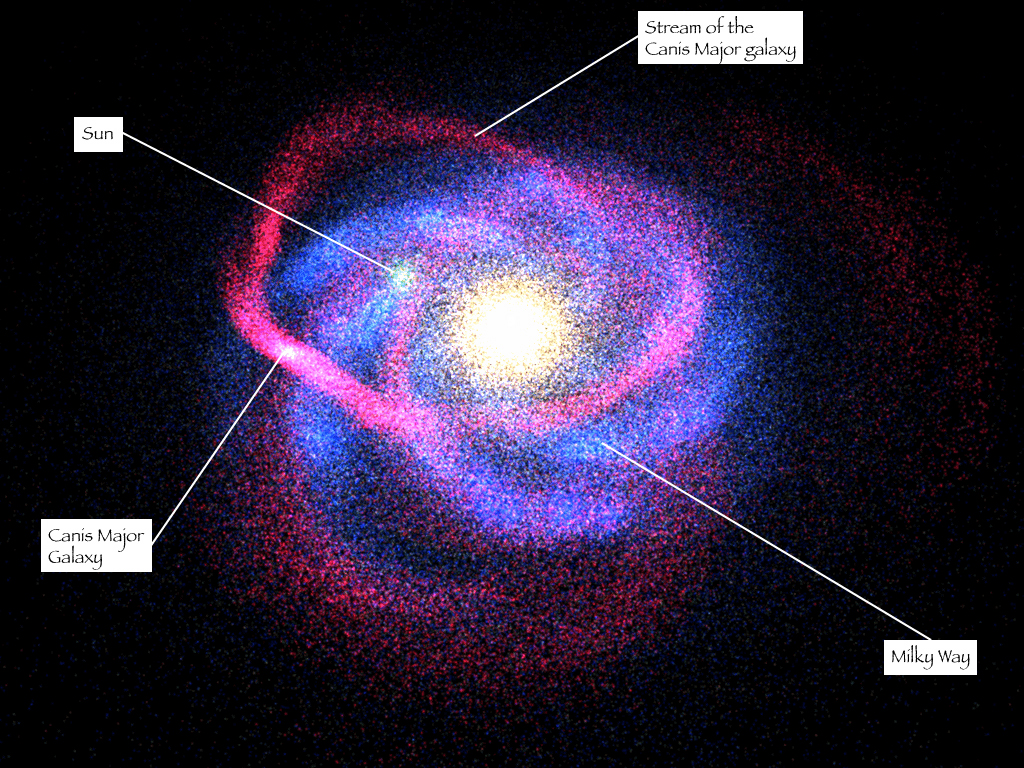 APOD: 2007 November 4 – The Closest Galaxy: Canis Major Dwarf