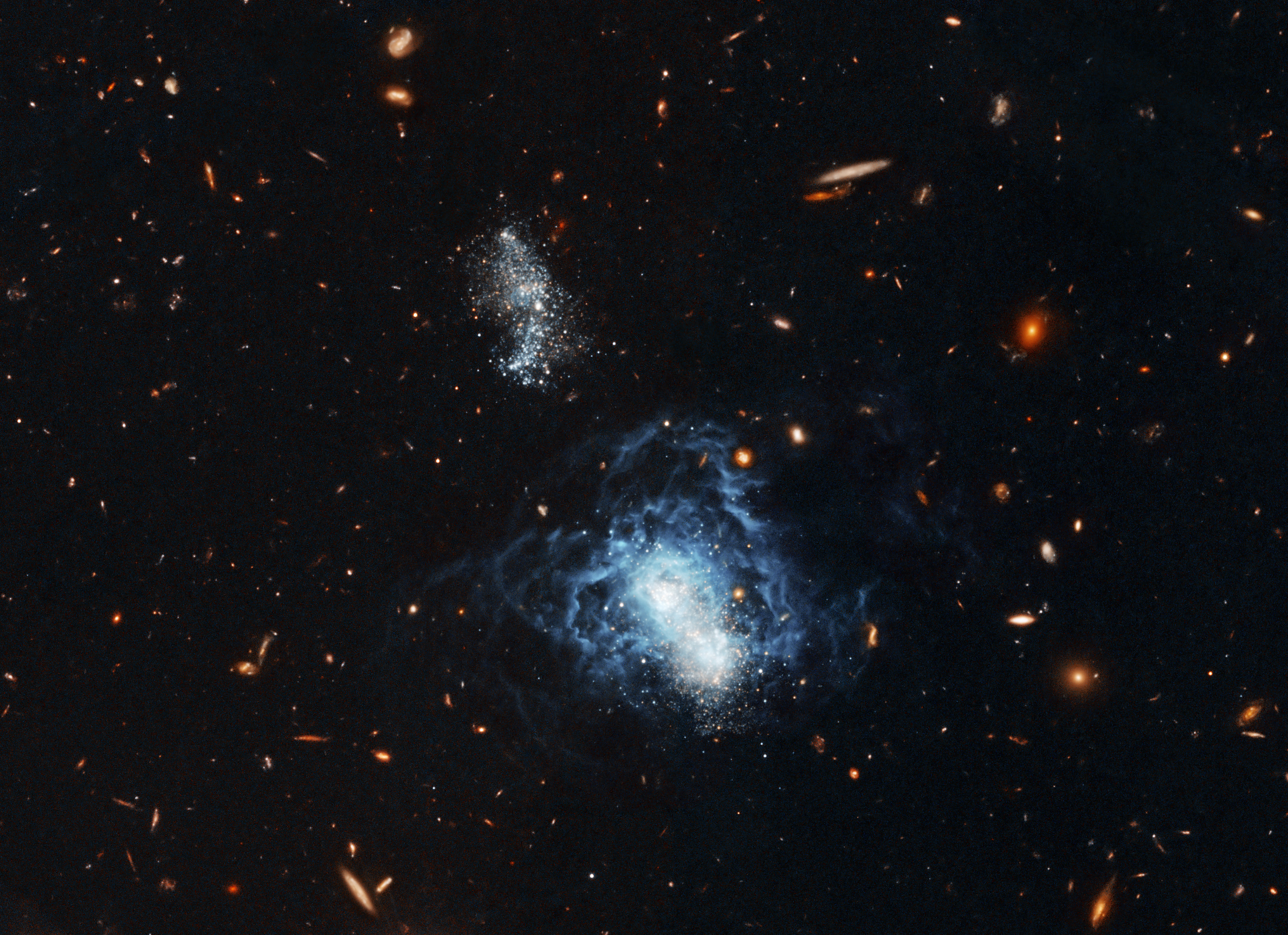 APOD: 2007 October 17 – I Zwicky 18: The Case of the Aging Galaxy