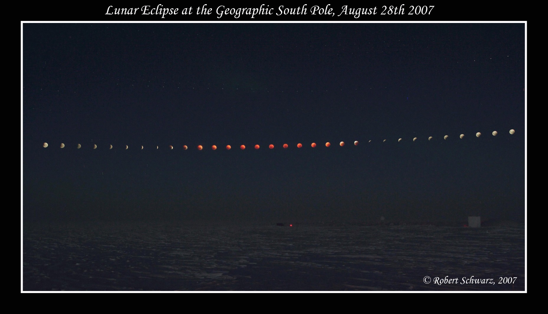 APOD: 2007 September 7 – South Pole Lunar Eclipse