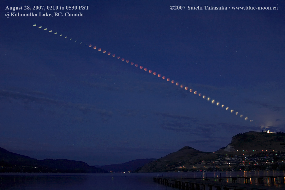 APOD: 2007 September 1 – Kalamalka Lake Eclipse