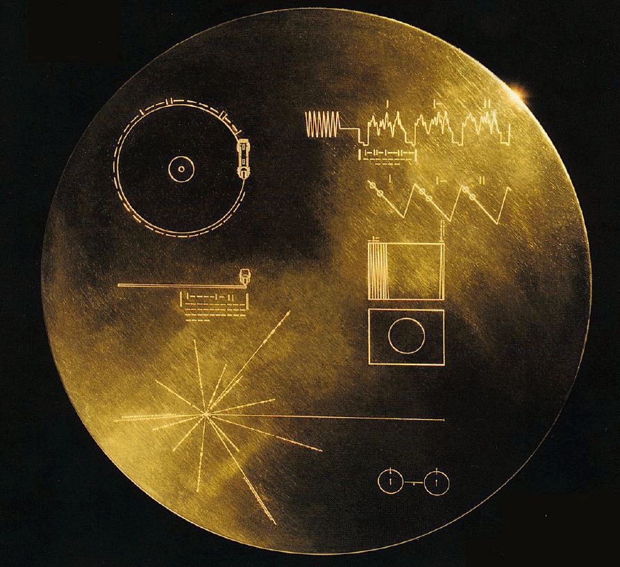 APOD: 2007 September 8 – The Voyagers’ Message in a Bottle