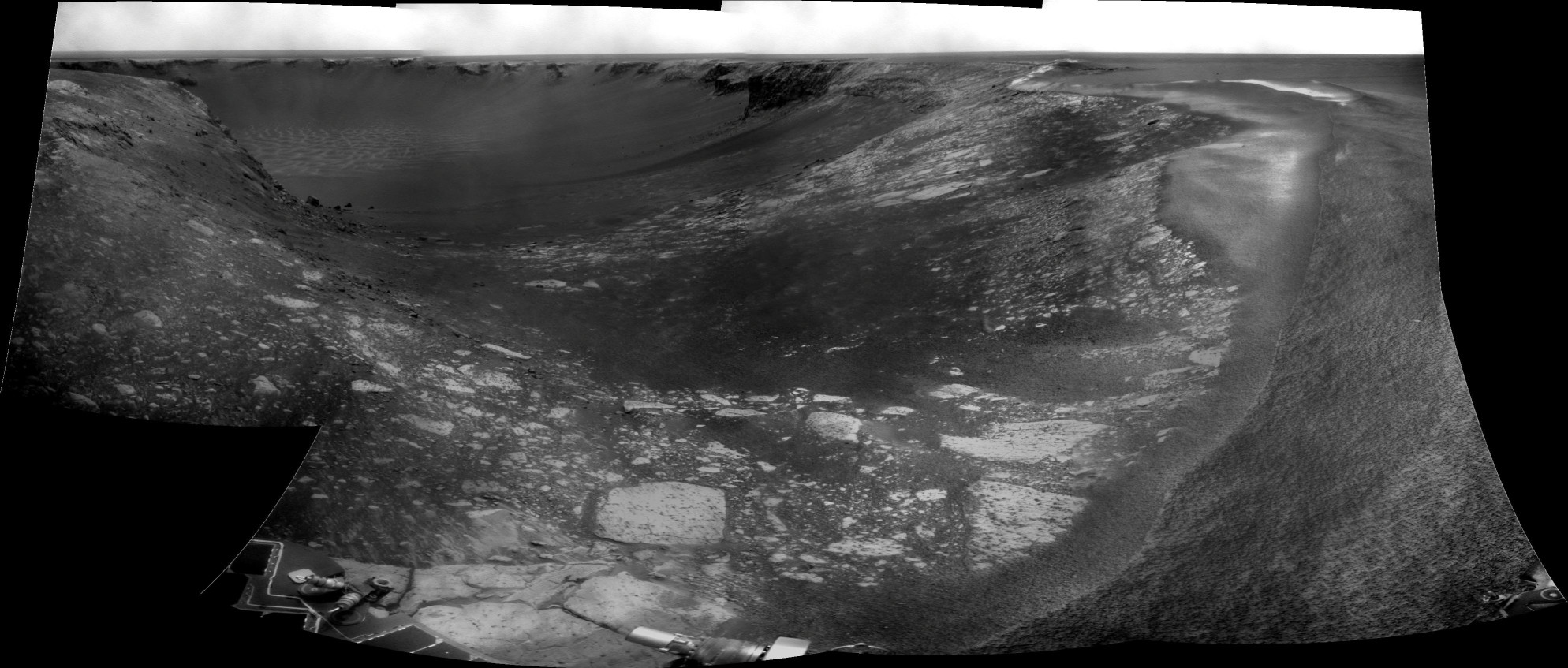 APOD: 2007 September 4 – A Path Into Victoria Crater