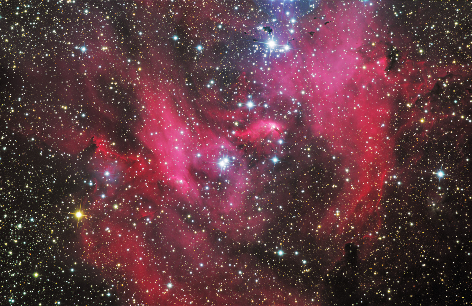 APOD: 2008 April 18 – IC 2948: The Running Chicken Nebula