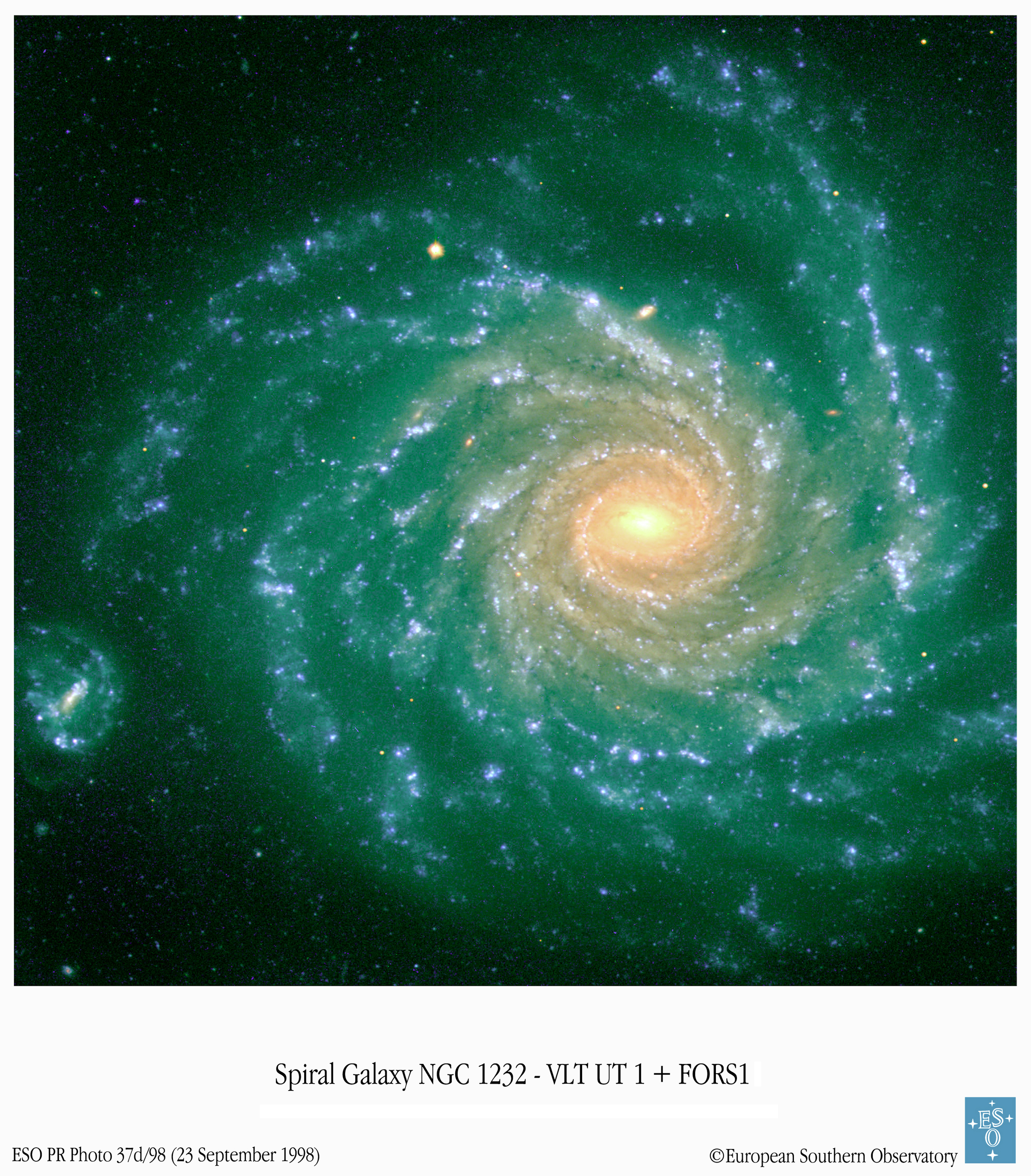 APOD: 2008 August 24 – Grand Spiral Galaxy NGC 1232