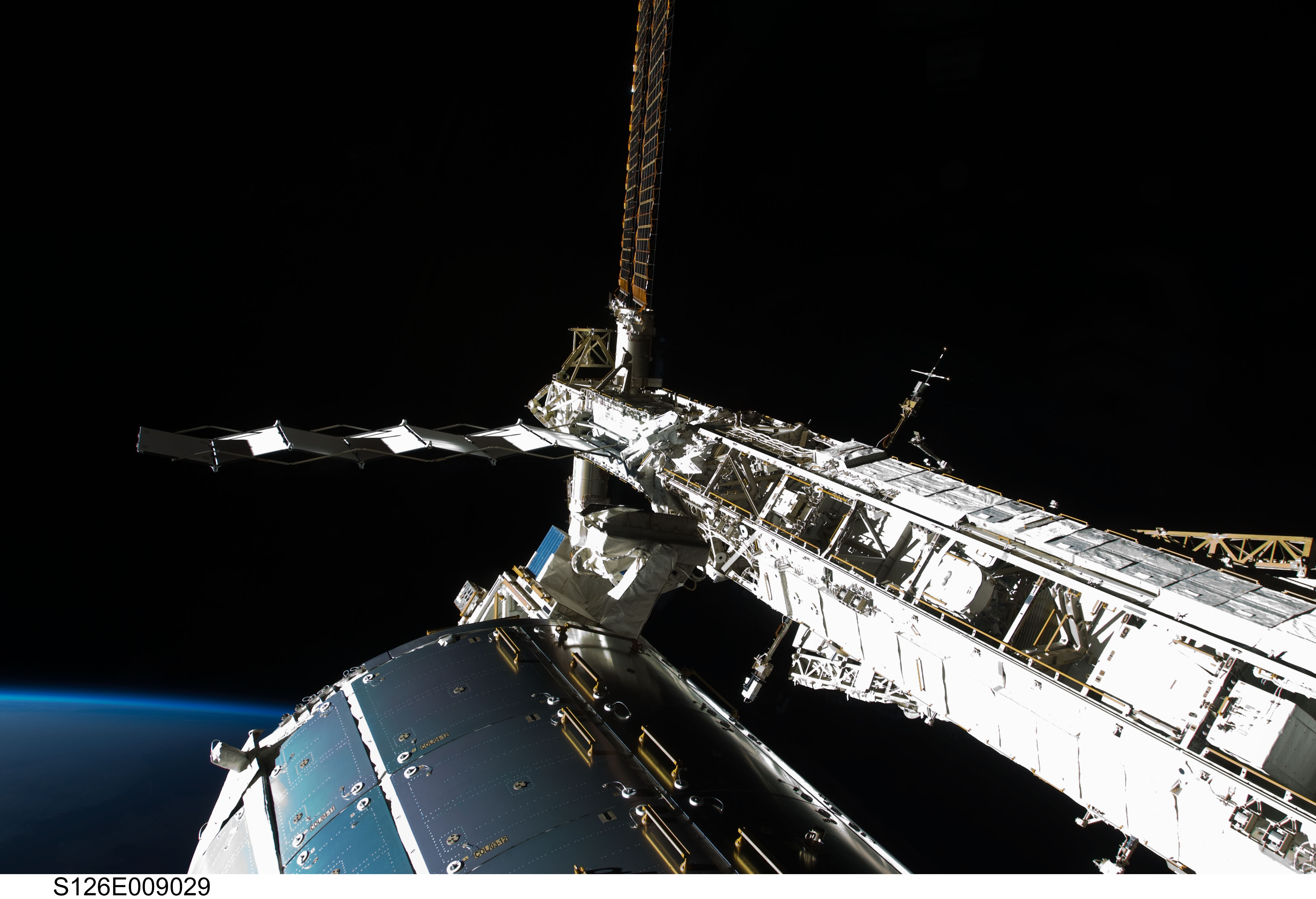 APOD: 2008 December 2 – International Space Station: Find the Astronaut