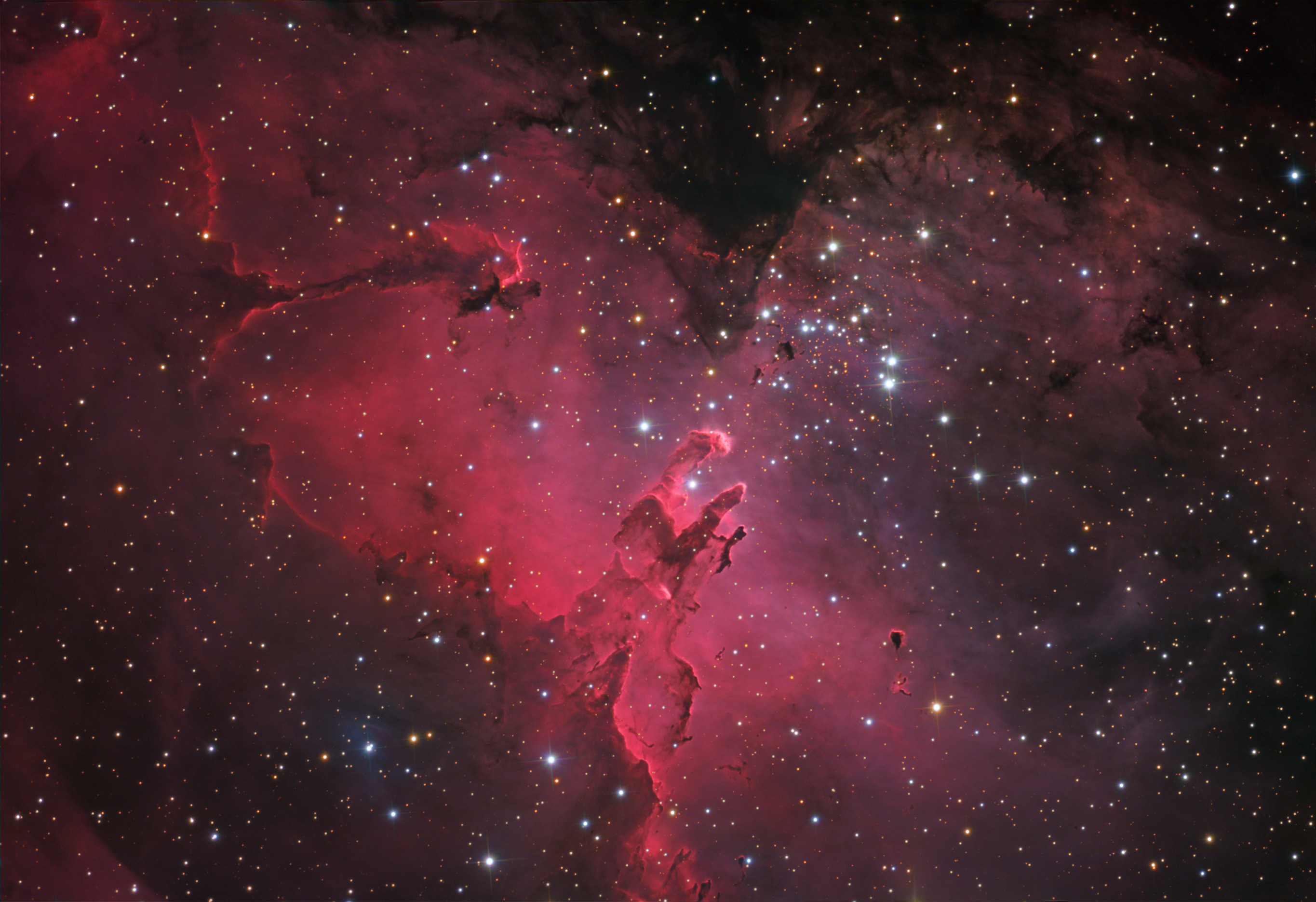 APOD: 2008 July 19 – M16 and the Eagle Nebula