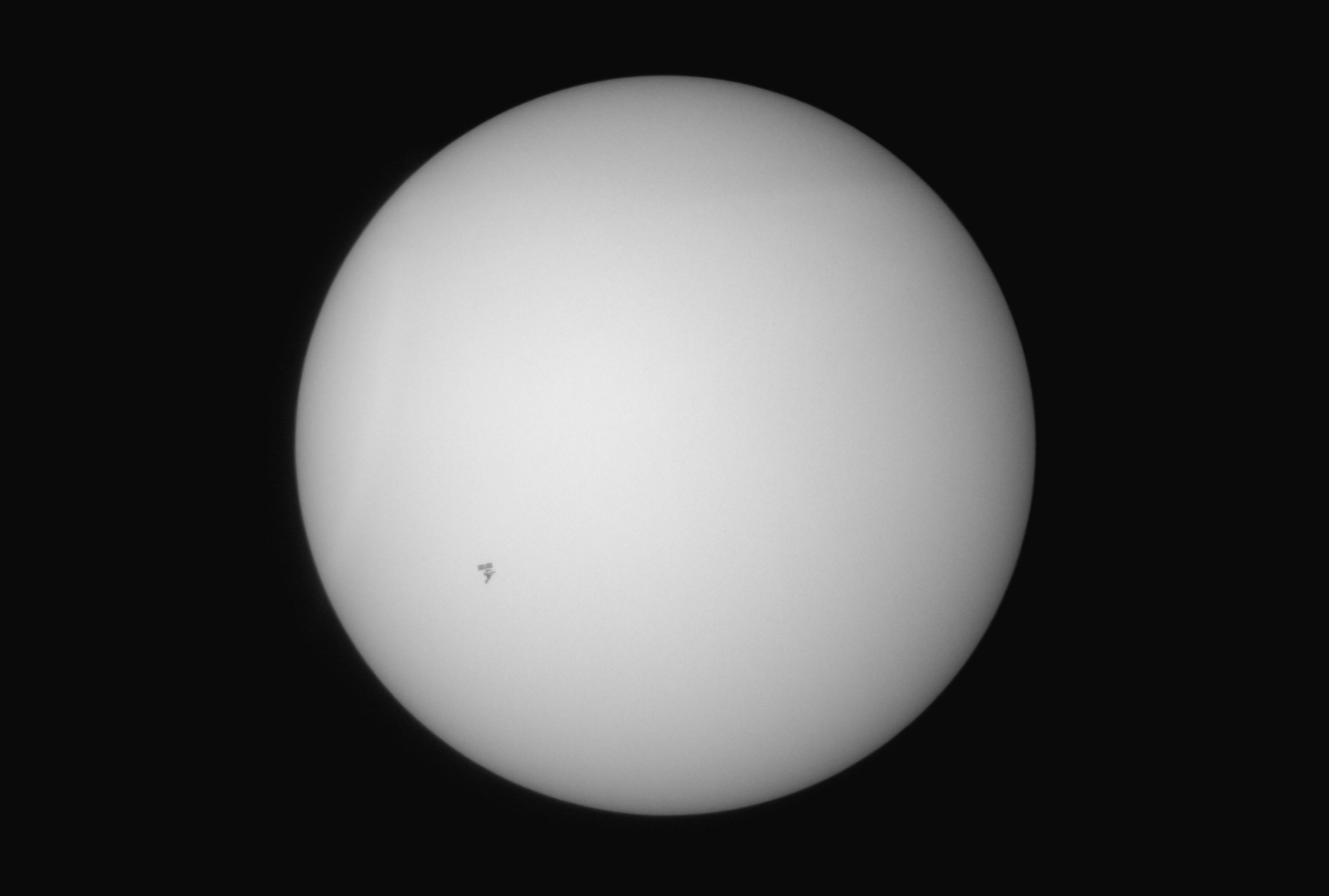 APOD: 2008 July 30 – The International Space Station Transits the Sun