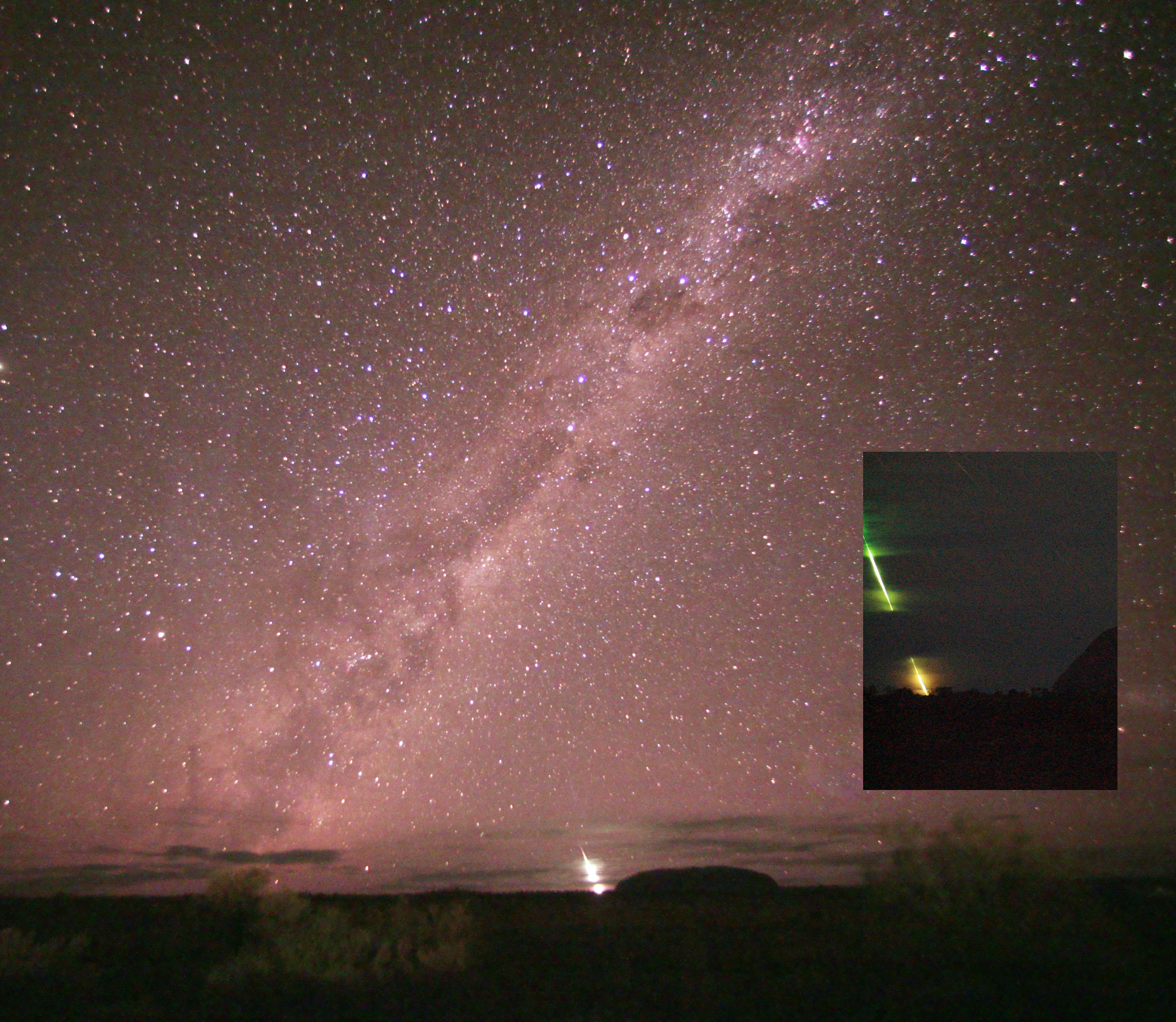 APOD: 2008 June 28 – Fireball at Ayers Rock