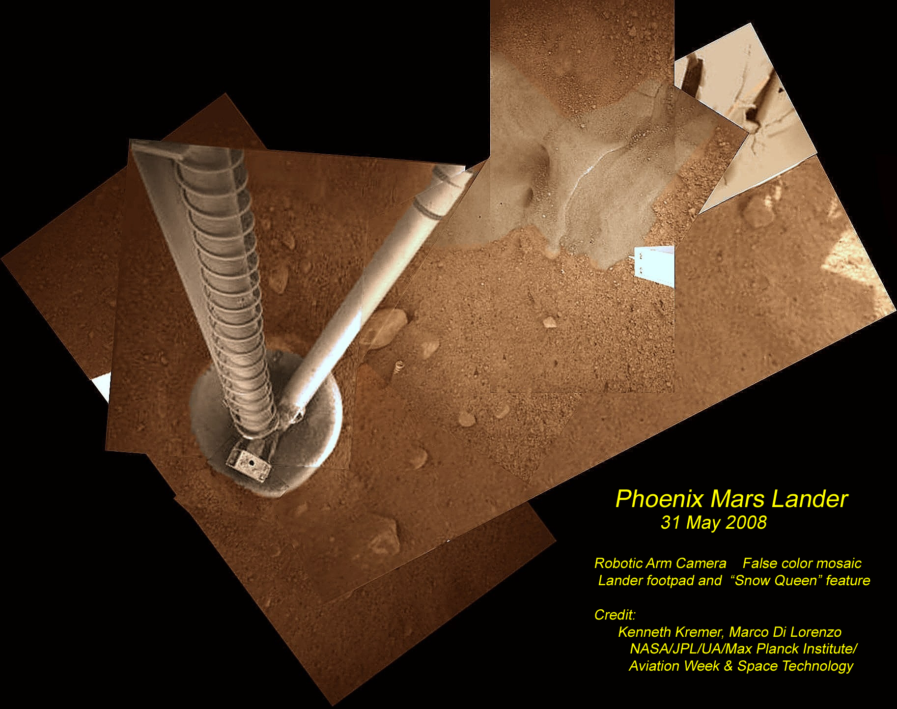 APOD: 2008 June 12 – Phoenix and the Snow Queen