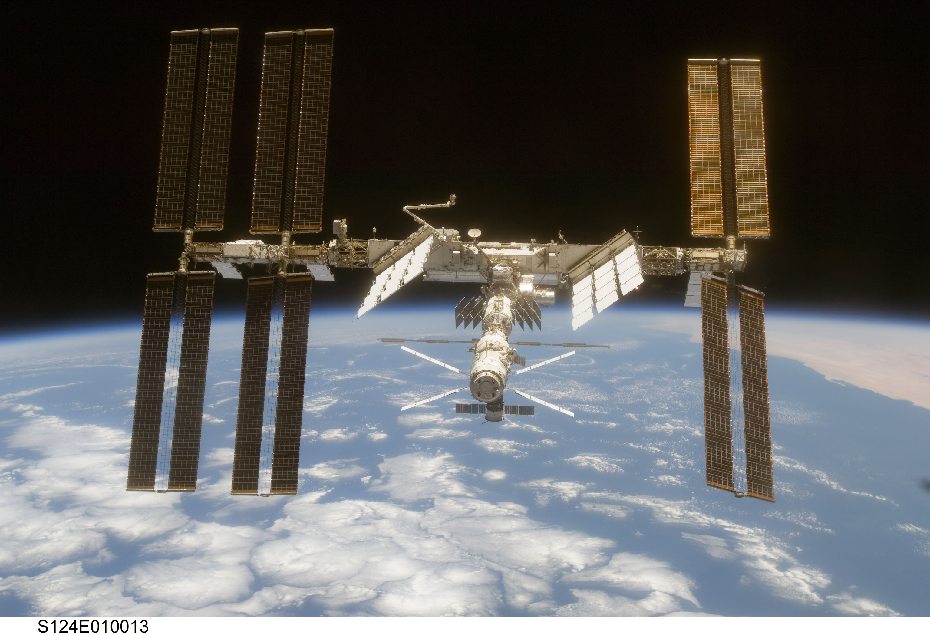 APOD: 2008 June 23 – The International Space Station Expands Again