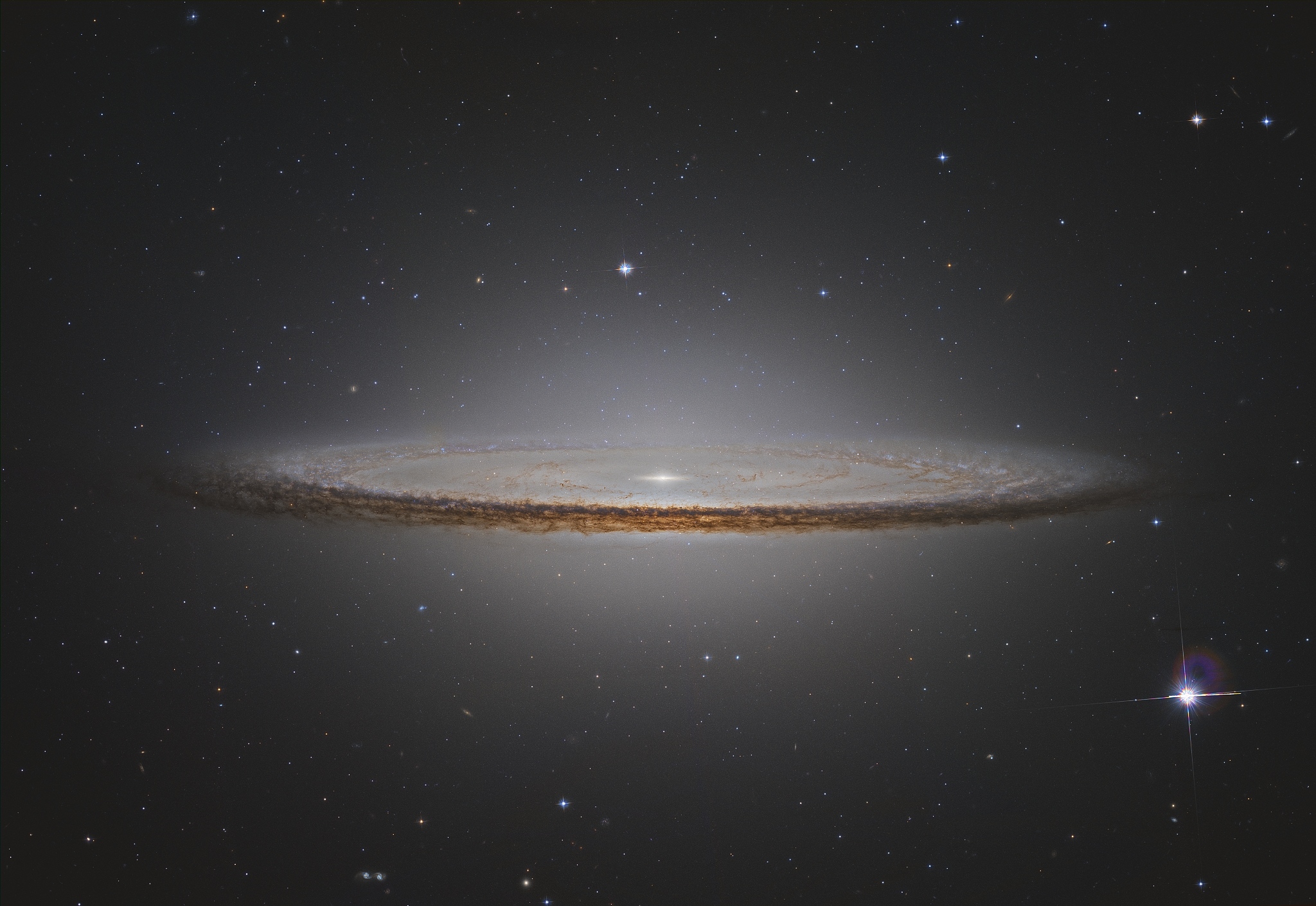 APOD: 2008 March 8 – M104 Hubble Remix