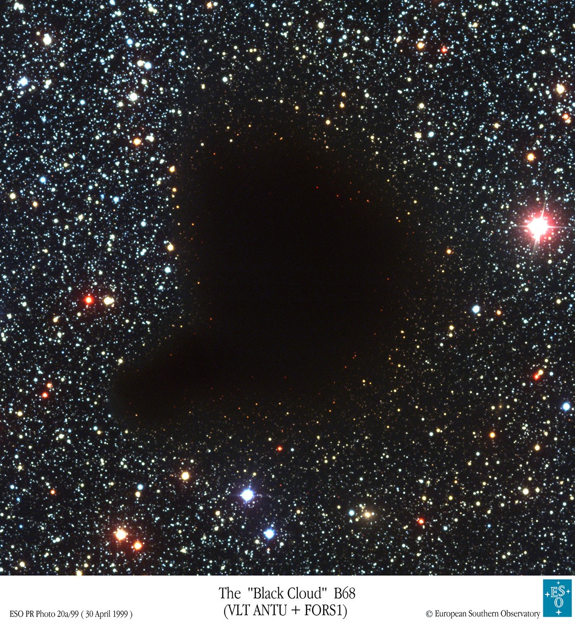 Molecular Cloud Barnard 68 — APOD for 2008-03-23