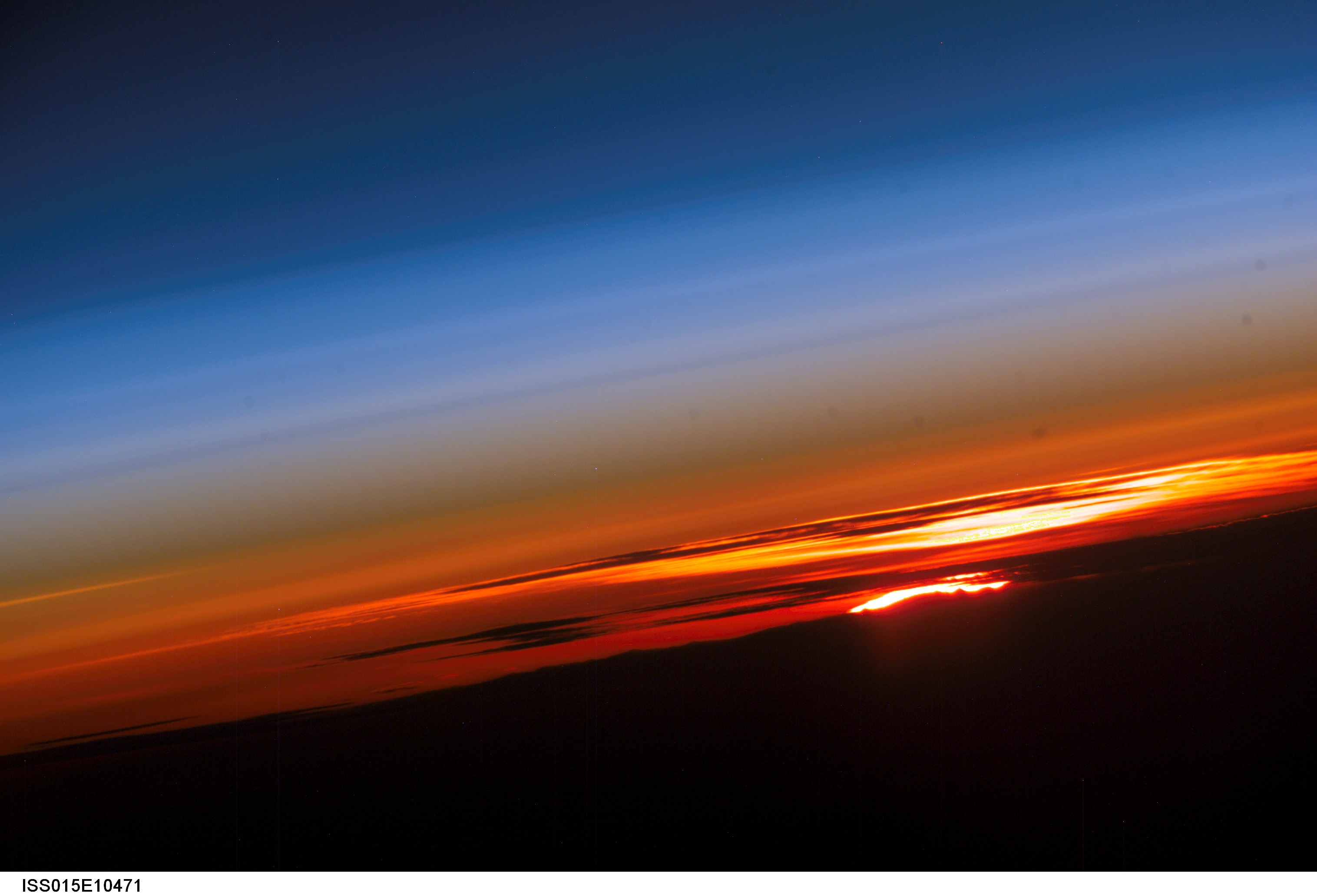 APOD: 2008 March 20 – Sunset: Planet Earth