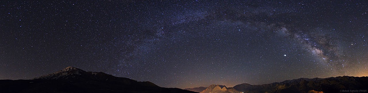 Alborz Mountain Milky Way — APOD for 2008-05-03