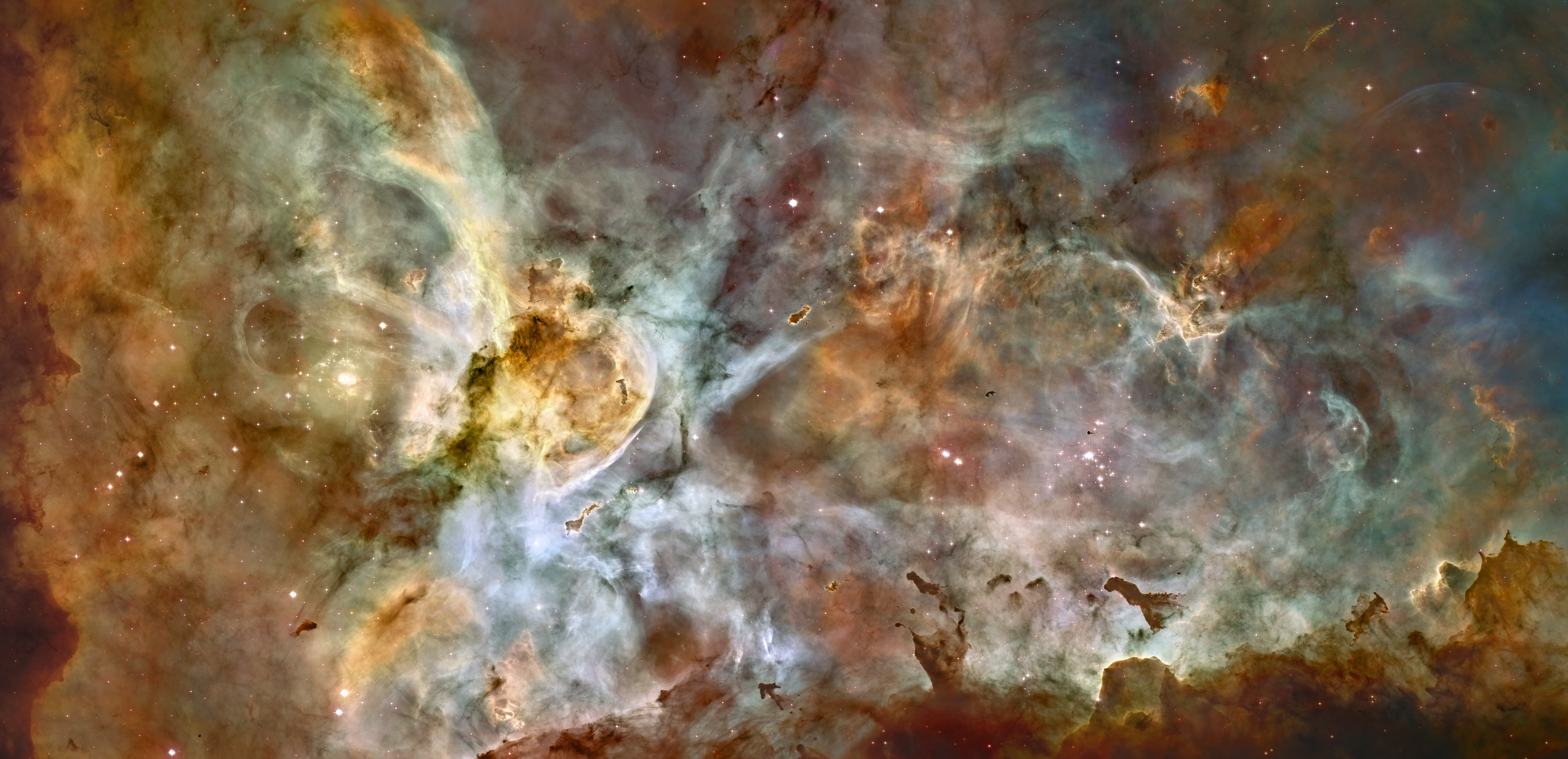 APOD: 2008 May 28 – Dark Clouds of the Carina Nebula