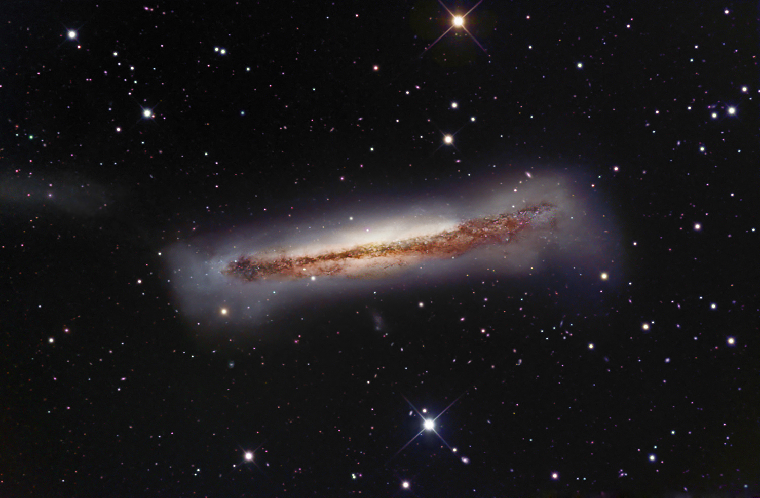 APOD: 2008 May 15 – Sideways Galaxy NGC 3628