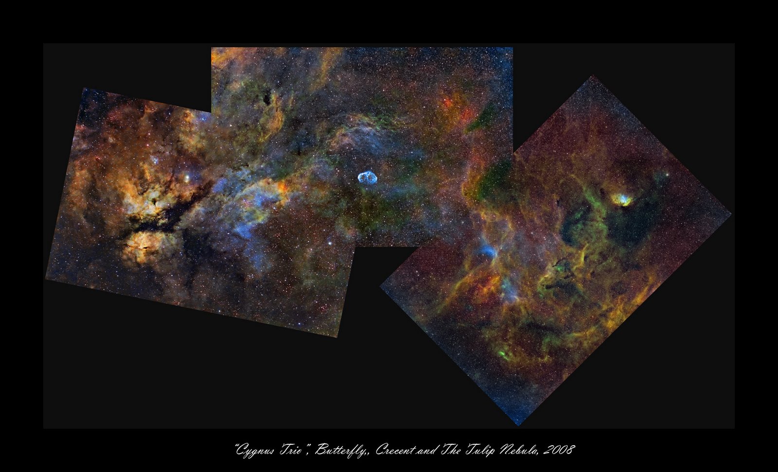 APOD: 2008 November 7 – Cygnus Trio