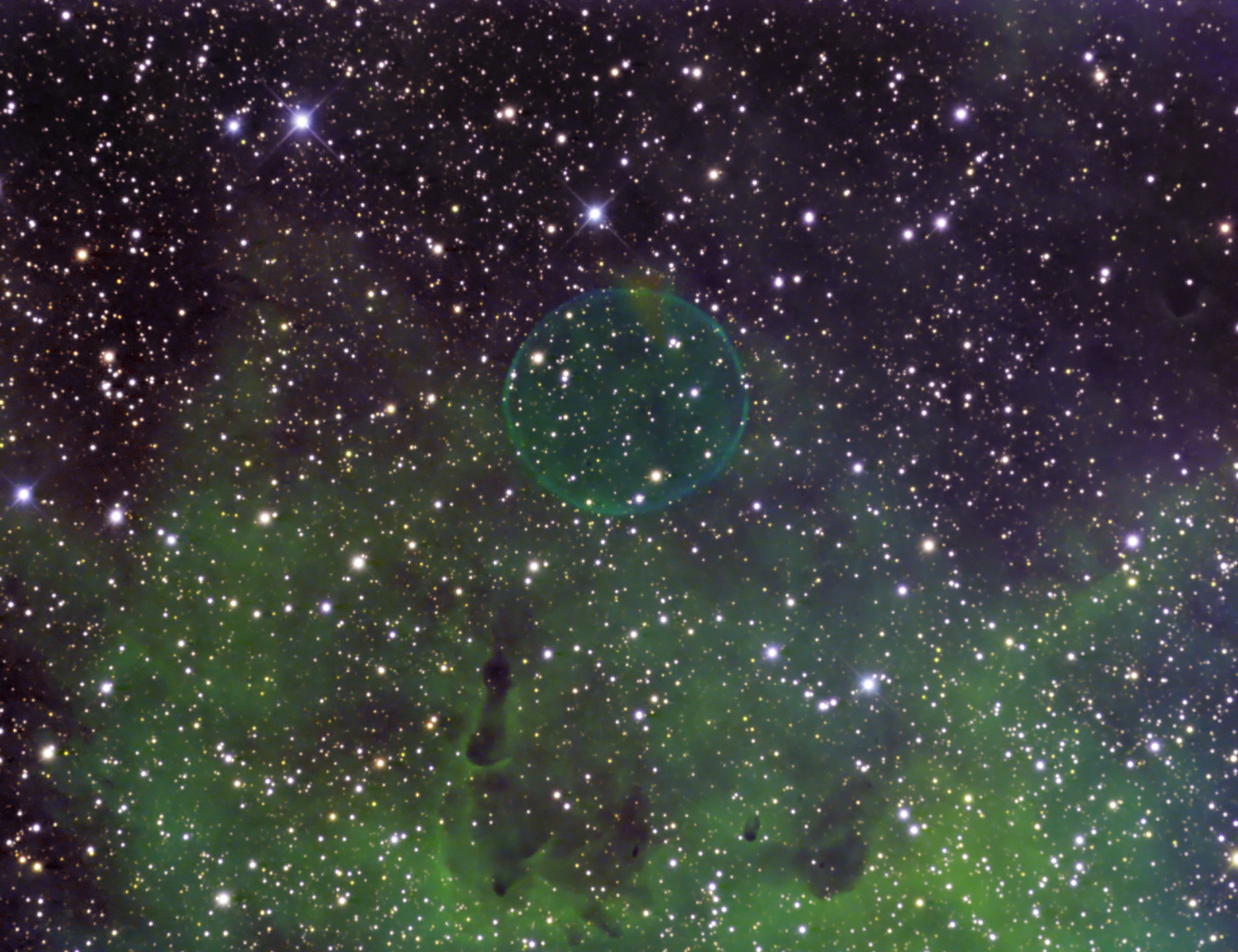 APOD: 2008 November 13 – A Bubble in Cygnus