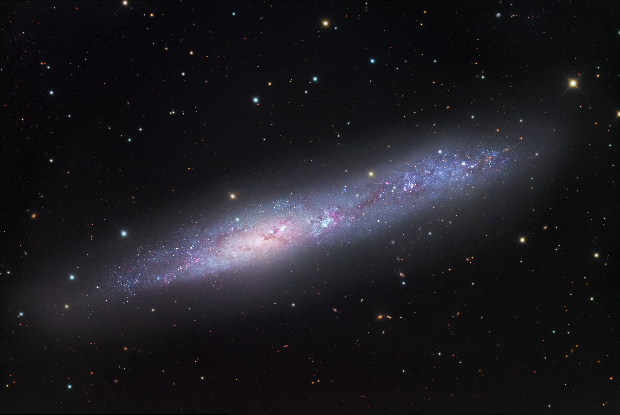 APOD: 2008 October 10 – Irregular Galaxy NGC 55