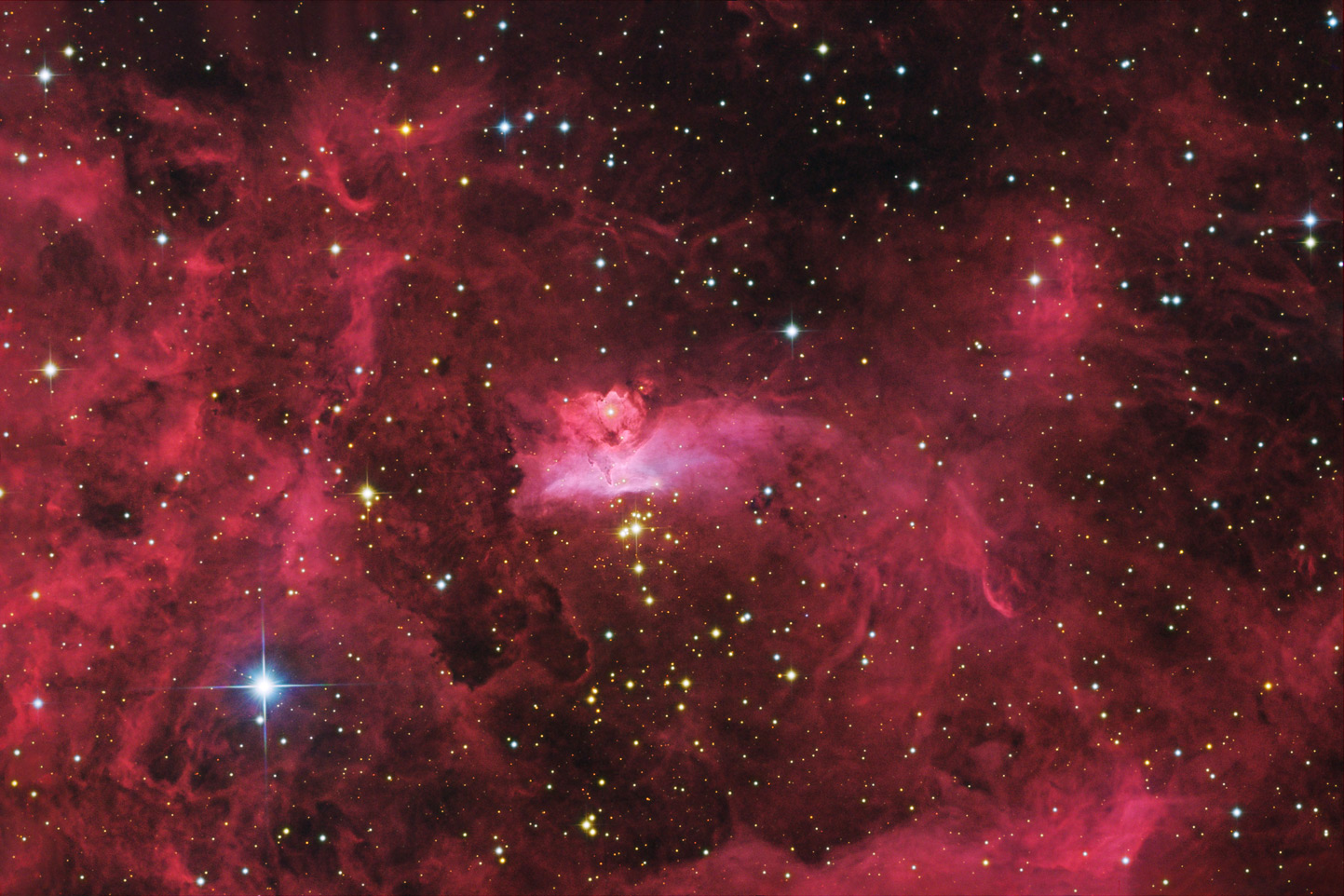 APOD: 2008 October 9 – Massive Stars in NGC 6357