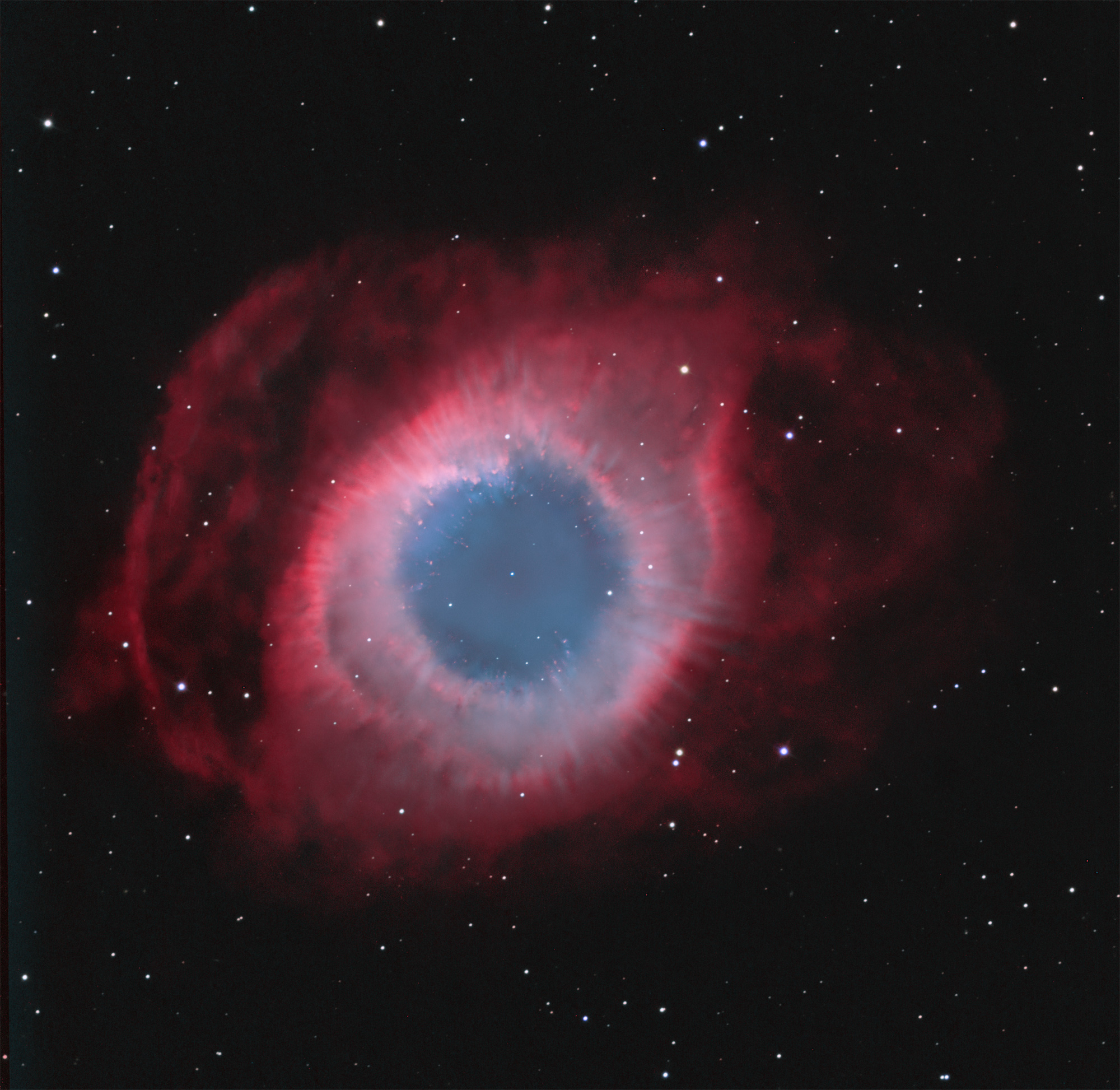 APOD: 2008 September 4 – Spokes in the Helix Nebula