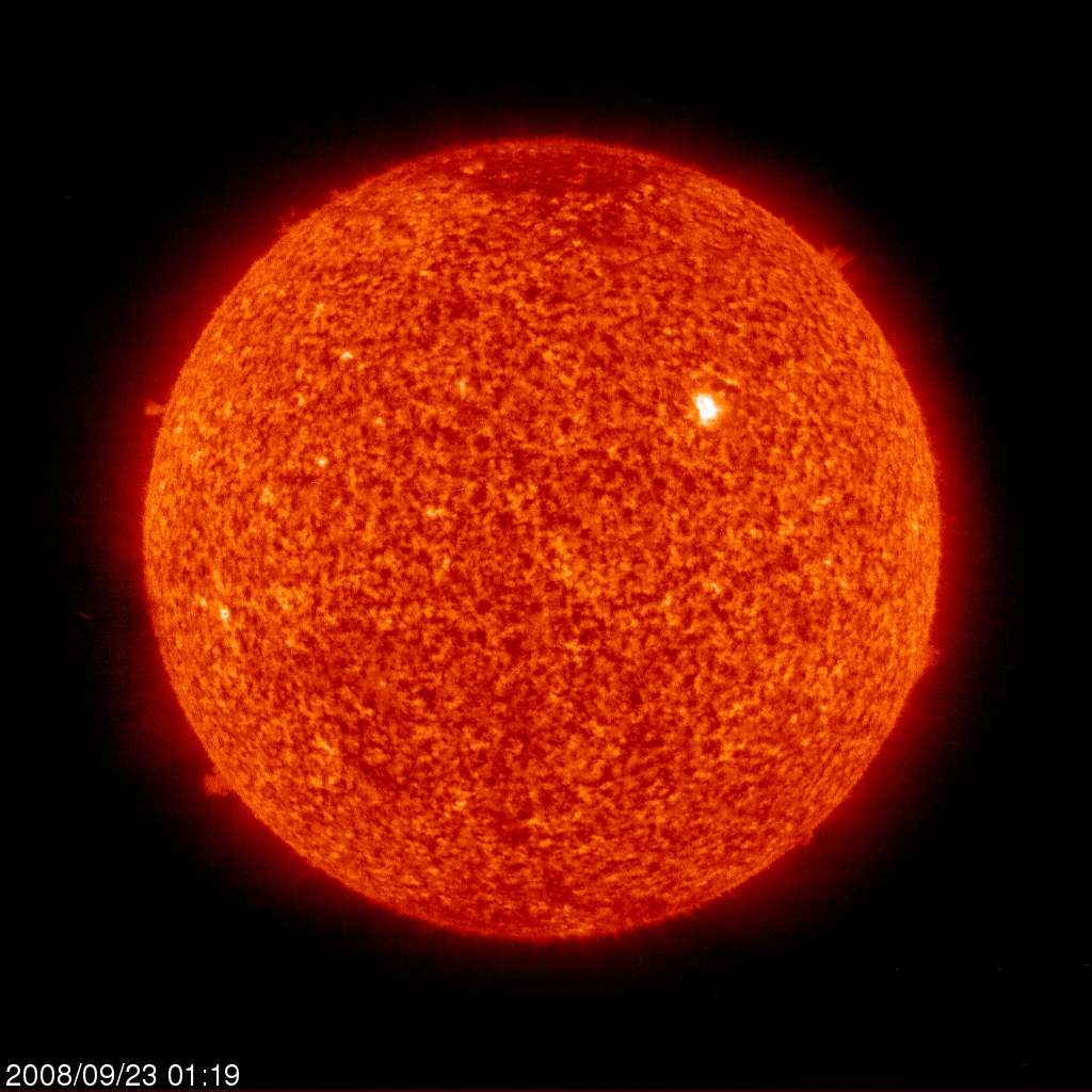 APOD: 2008 September 24 – Active Region 1002 on an Unusually Quiet Sun