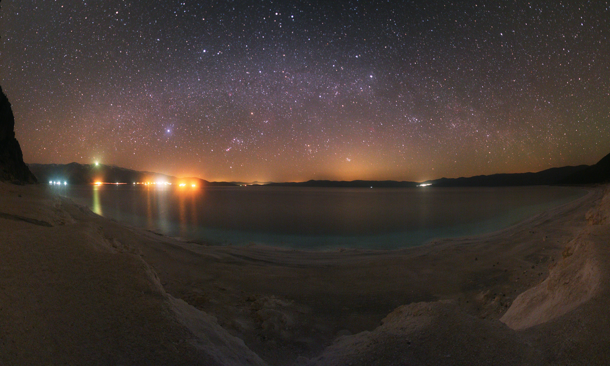 APOD: 2009 April 22 – Sky Panorama Over Lake Salda