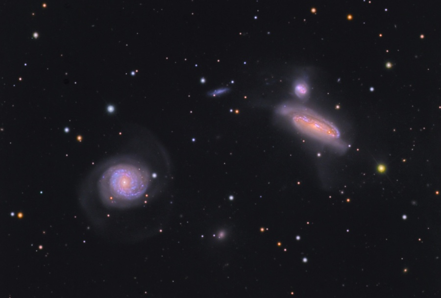 APOD: 2009 August 29 – NGC 7771 Galaxy Group