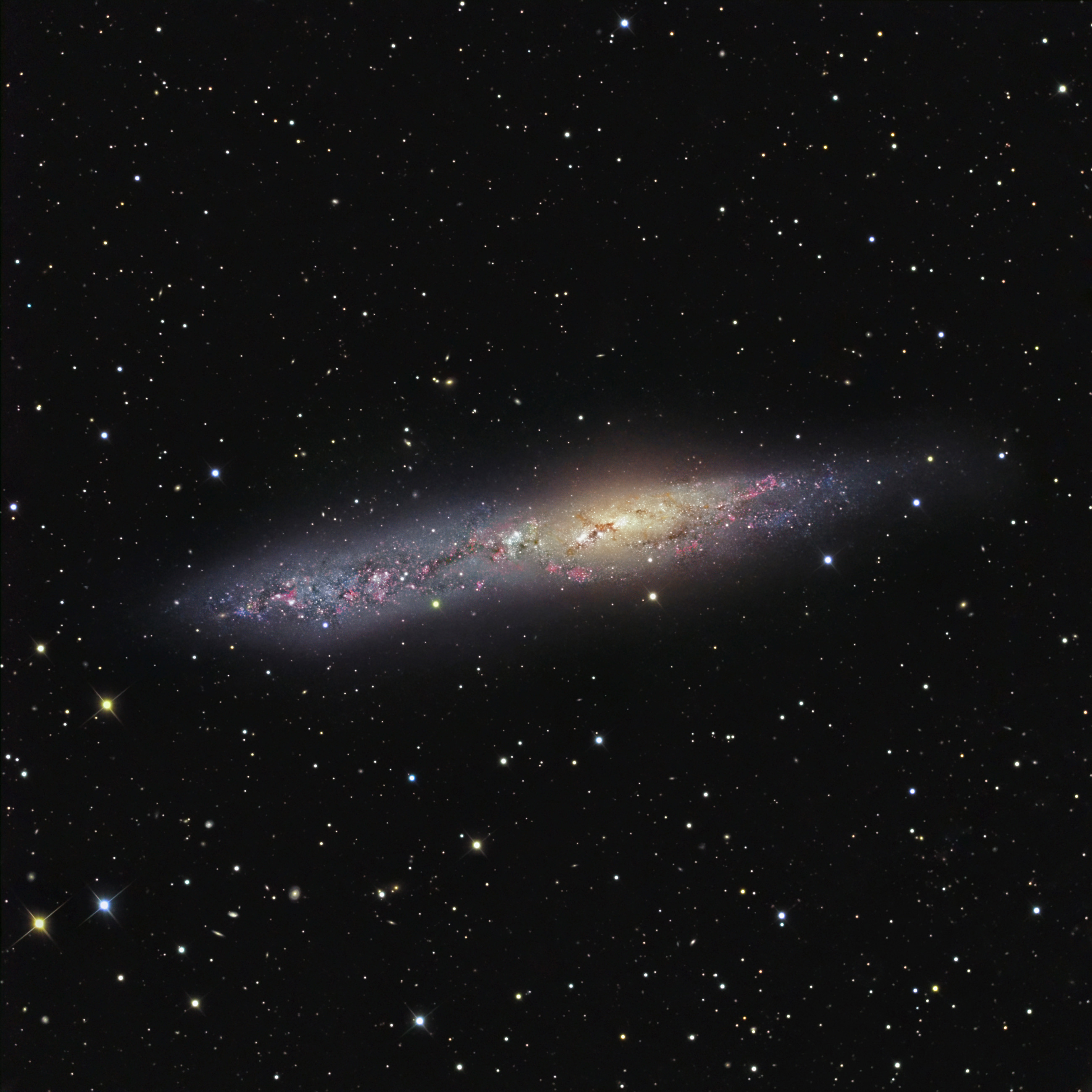 APOD: 2009 August 12 – Irregular Galaxy NGC 55