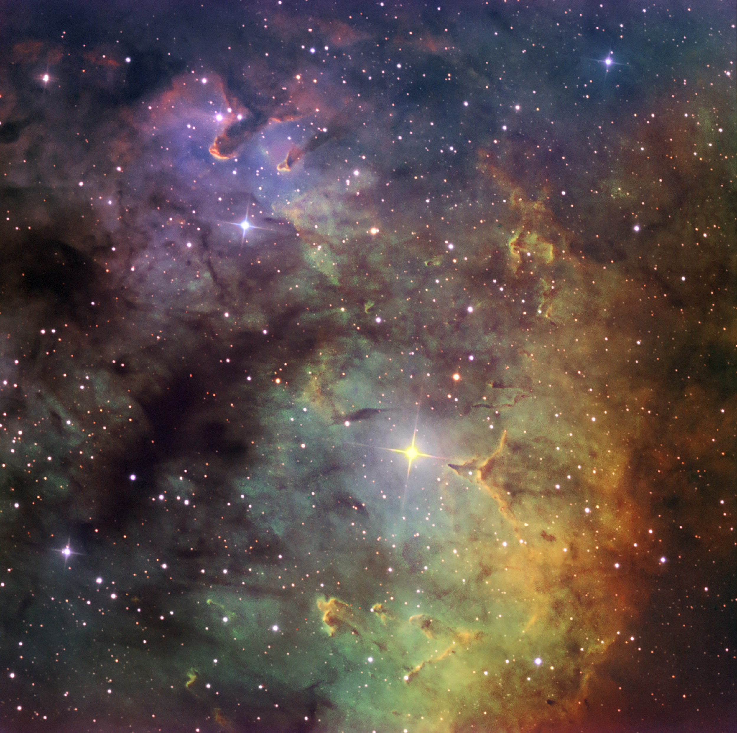 APOD: 2009 August 28 – NGC 7822 in Cepheus