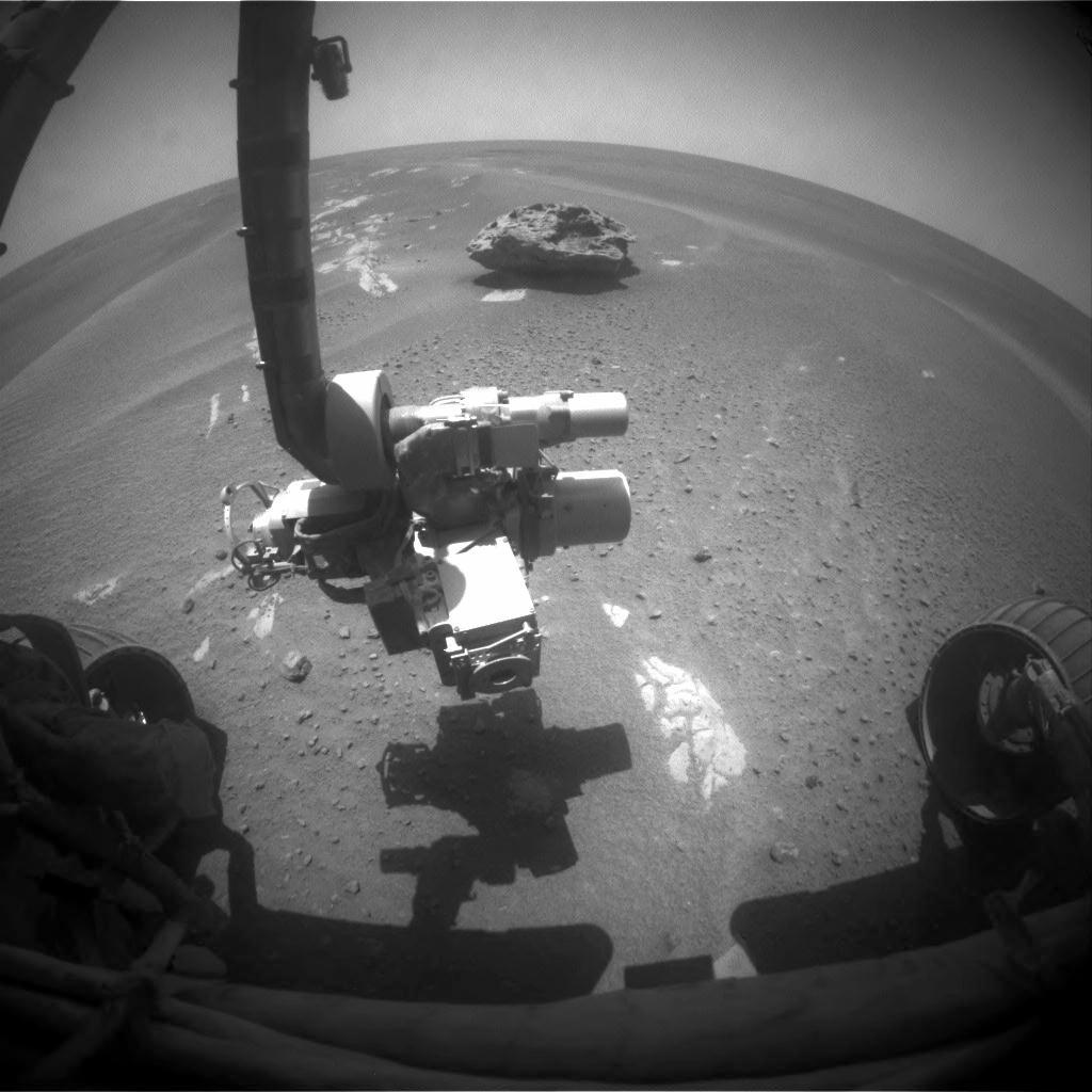APOD: 2009 August 13 – Block Island Meteorite on Mars