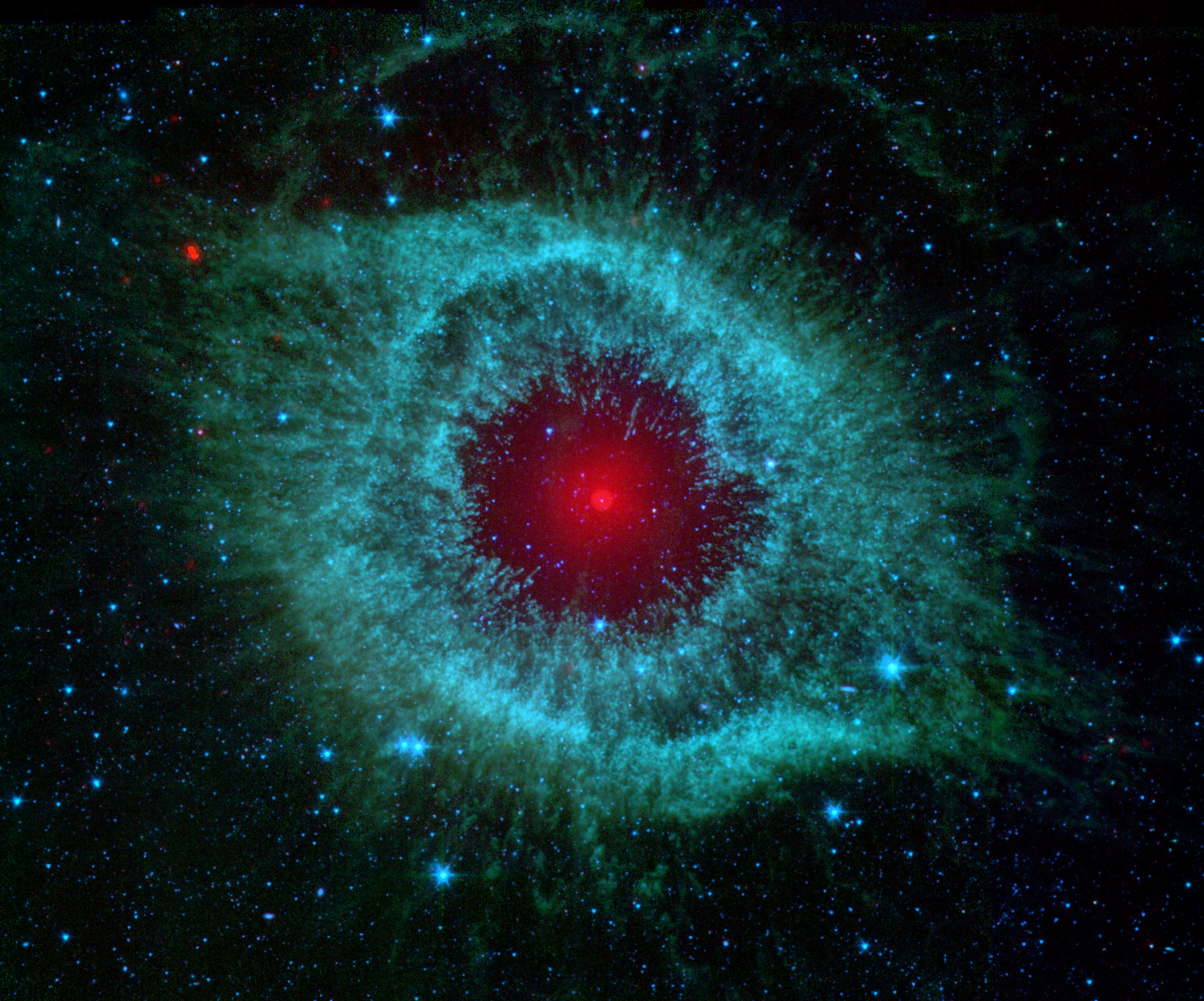 APOD: 2009 December 31 – Dust and the Helix Nebula