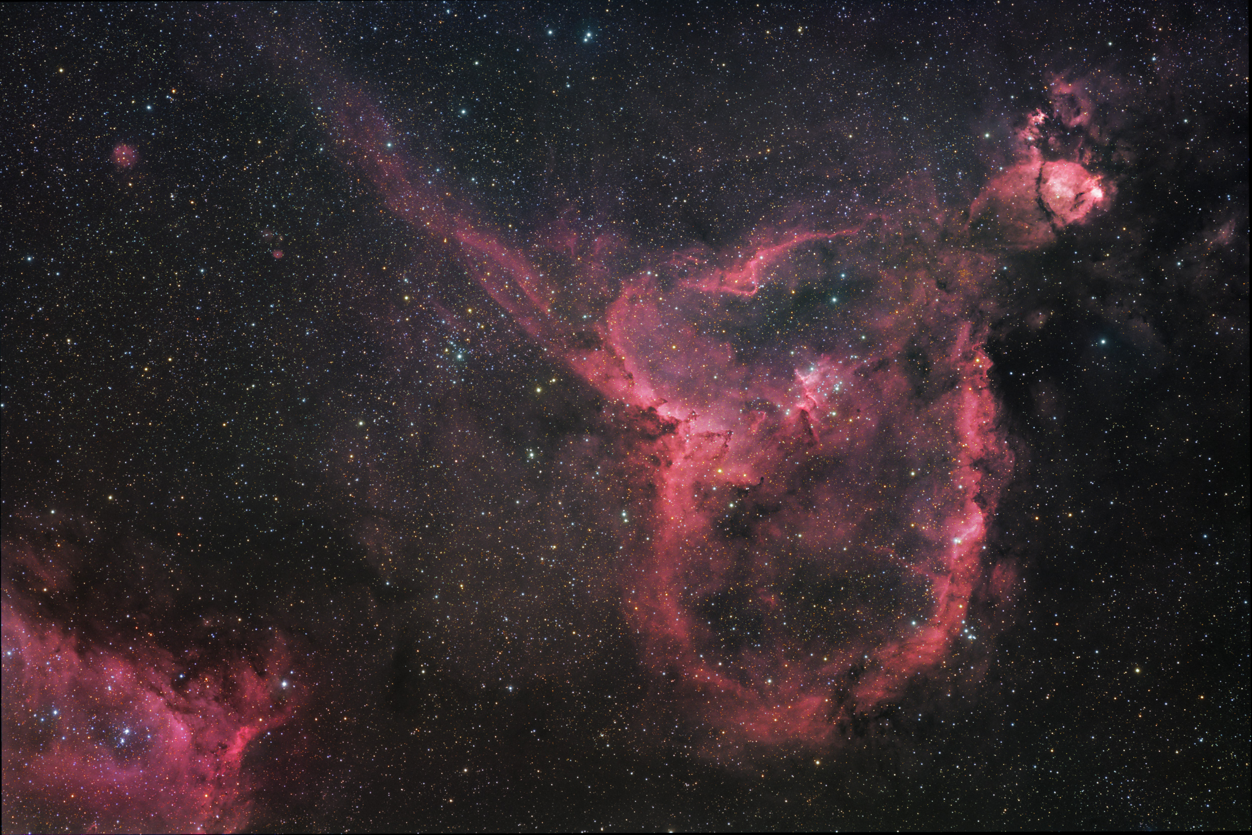 APOD: 2009 February 14 – IC 1805: The Heart Nebula
