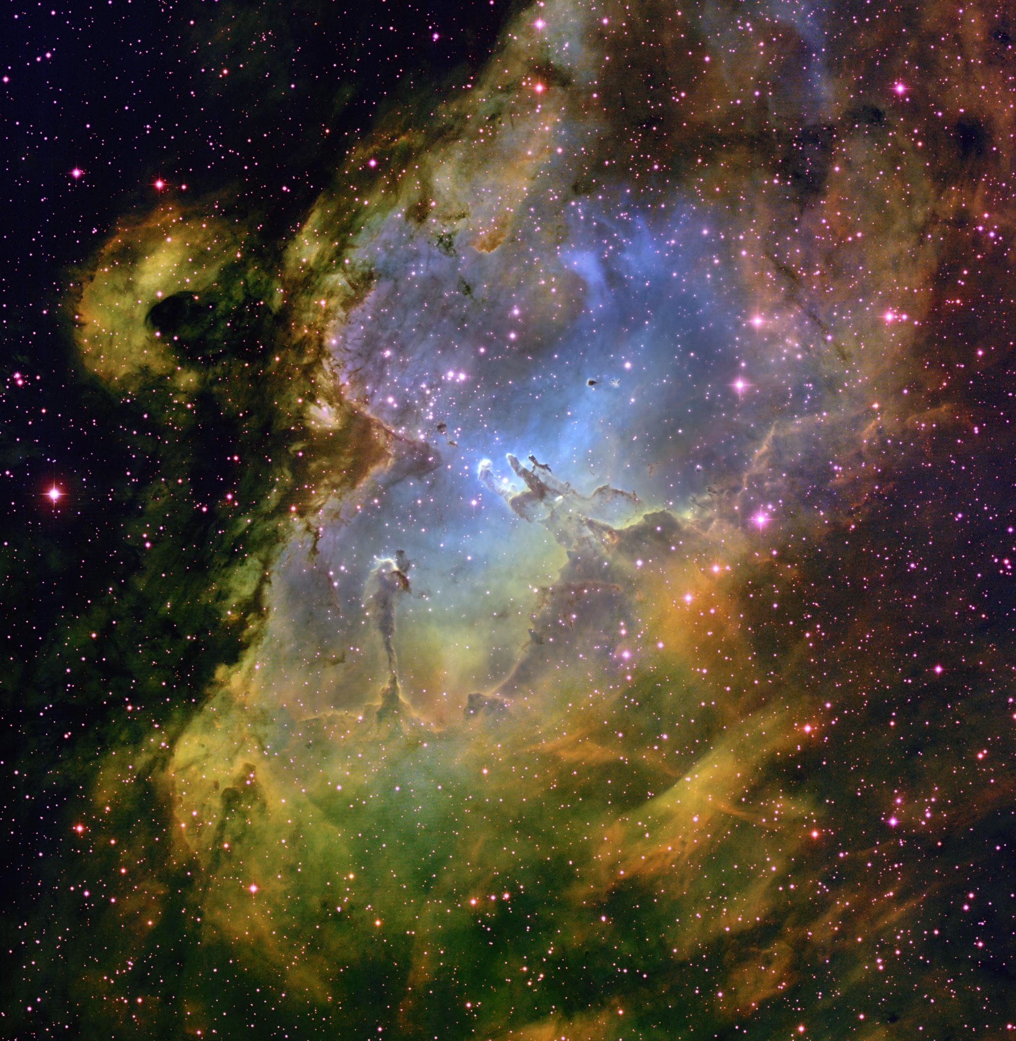 APOD: 2009 February 8 – Inside the Eagle Nebula